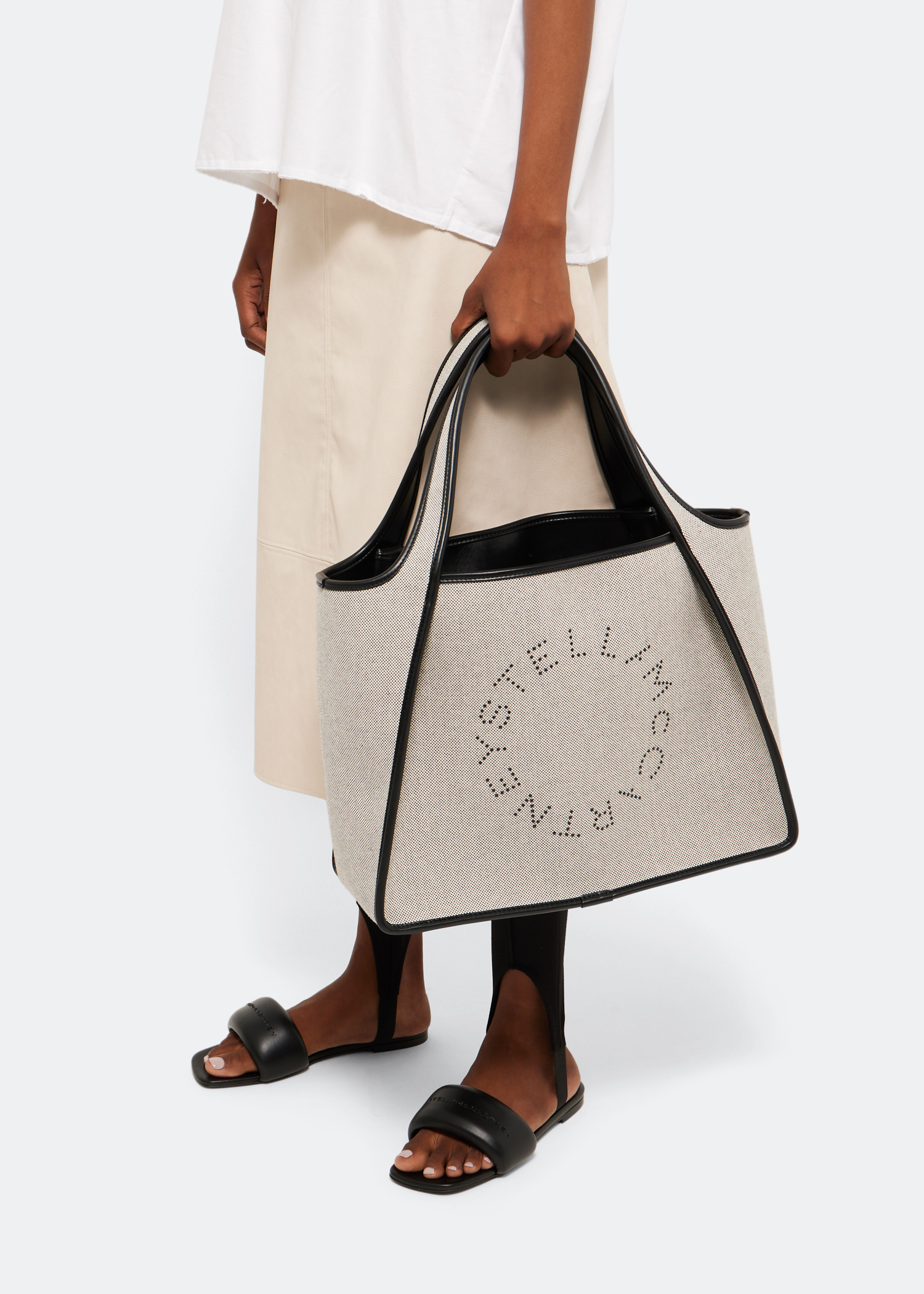 

Logo tote bag, Black