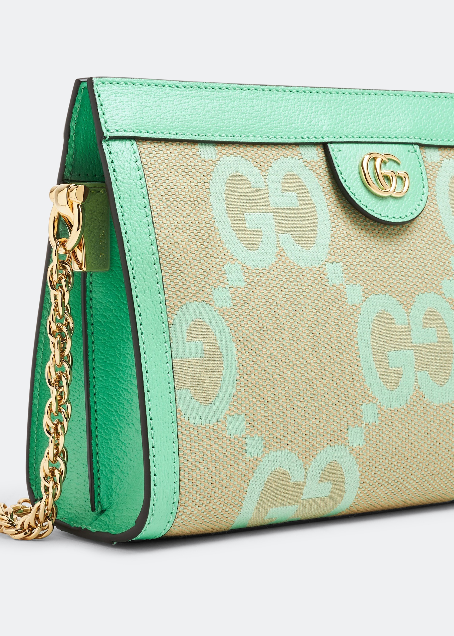 

Ophidia jumbo GG small shoulder bag, Beige