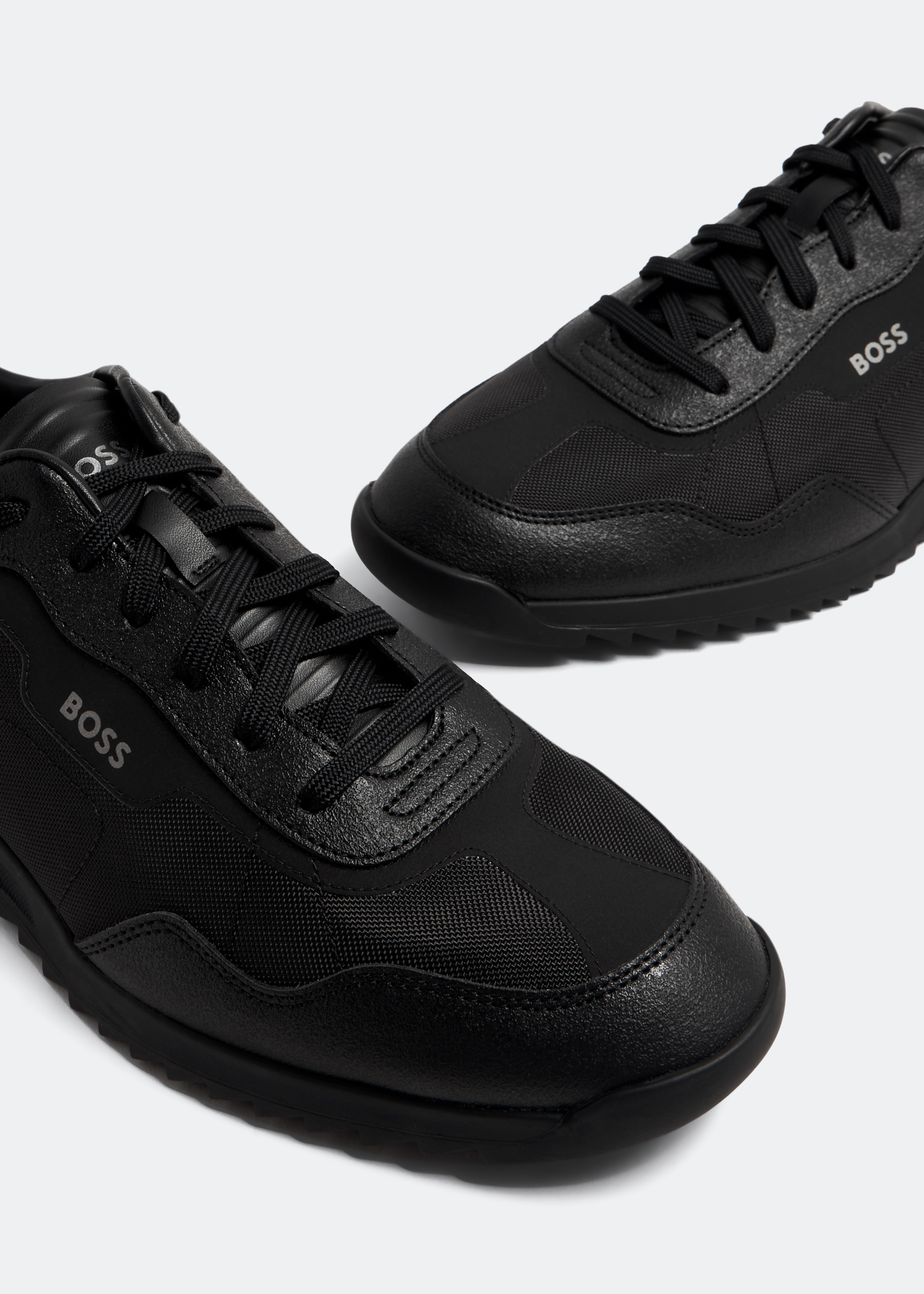 BOSS Men's Saturn Low-Profile Leather Sneaker - Macy's