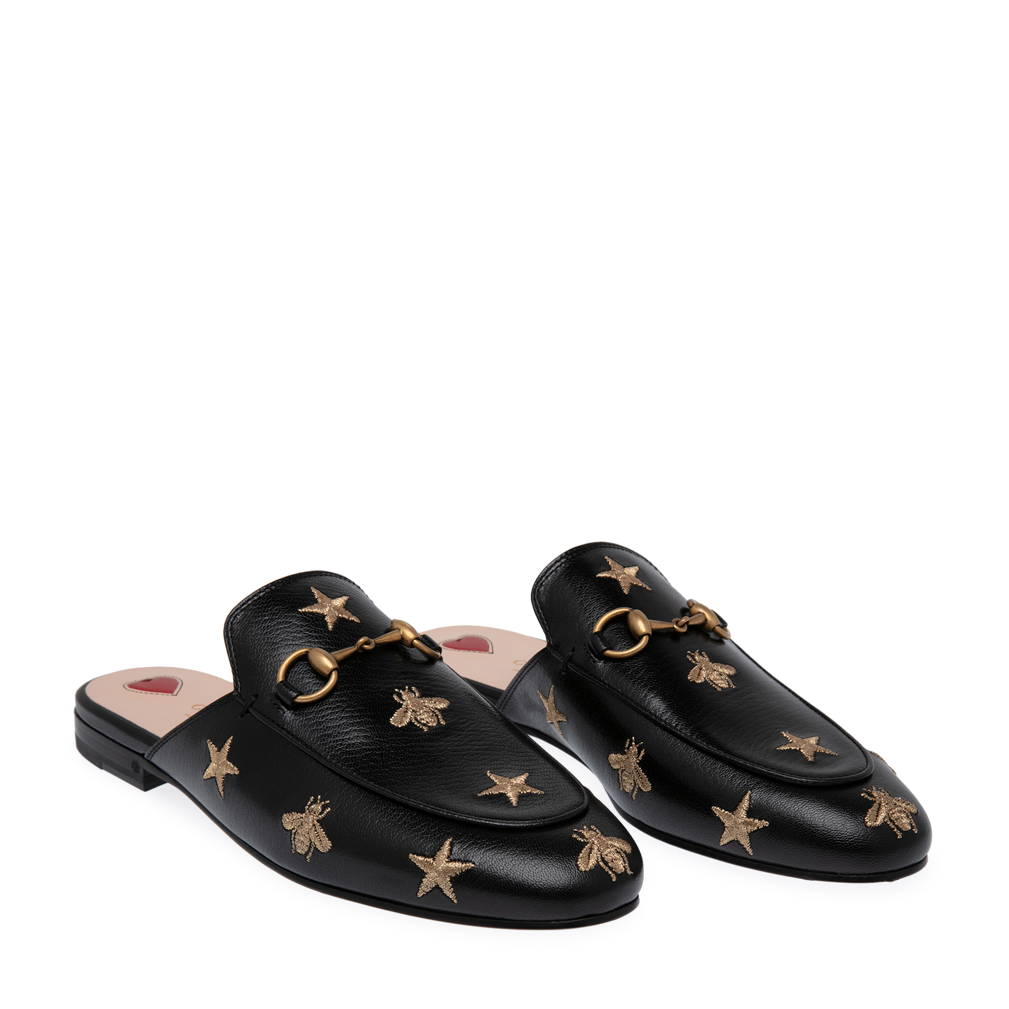 

Princetown embroidered mules, Black