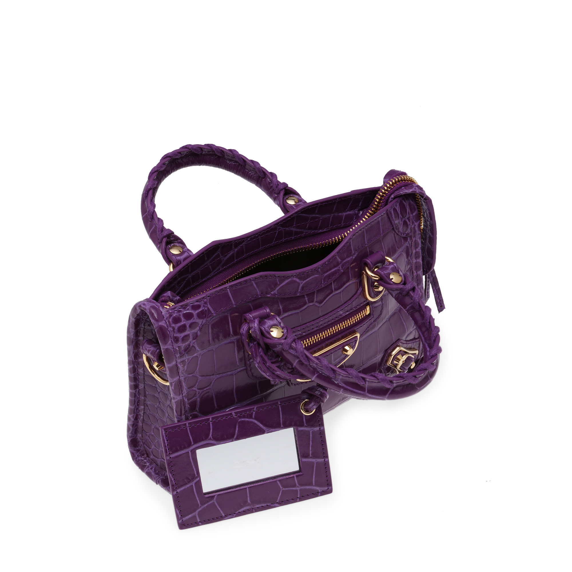 Balenciaga mini city purple discount