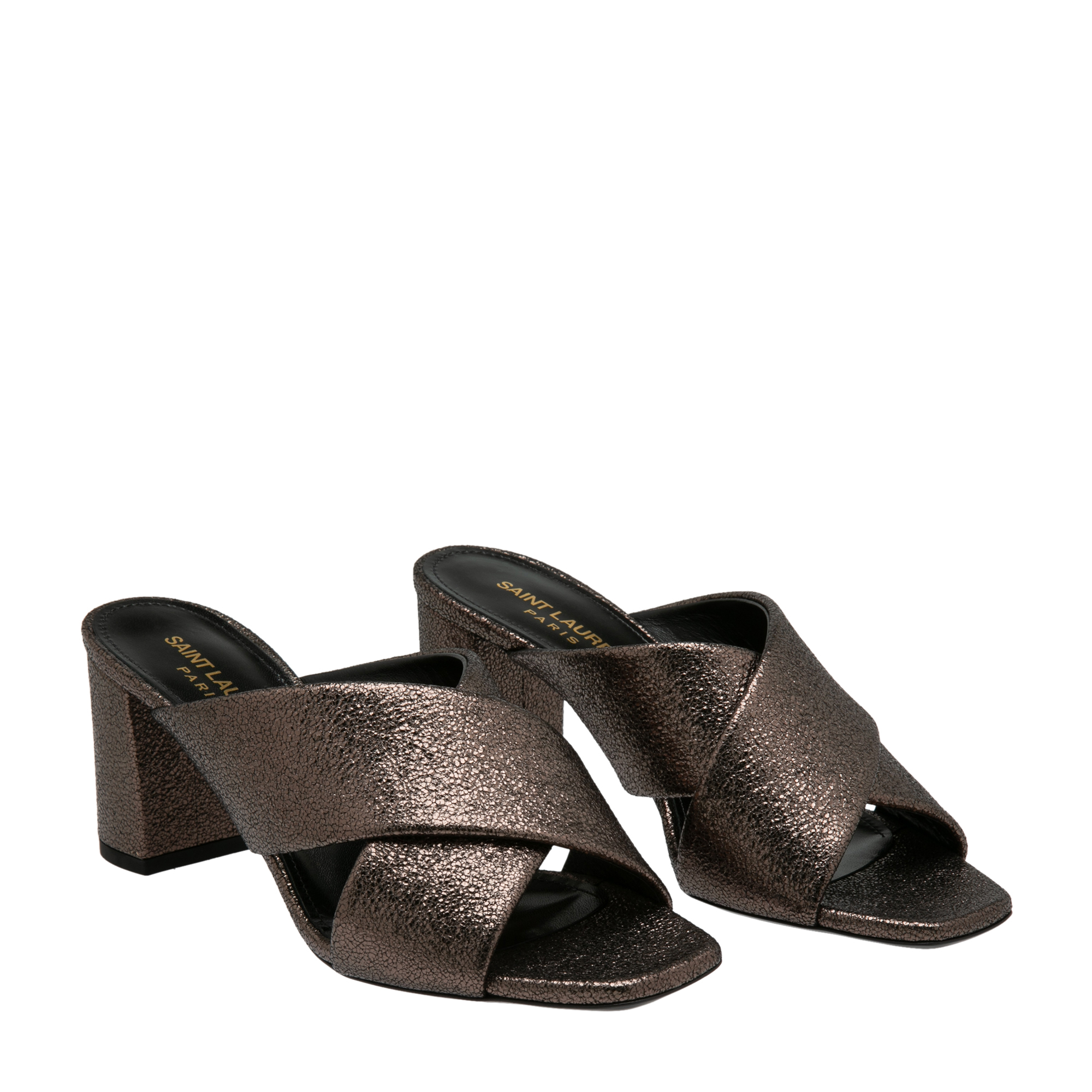 

LouLou patent leather sandals, Silver