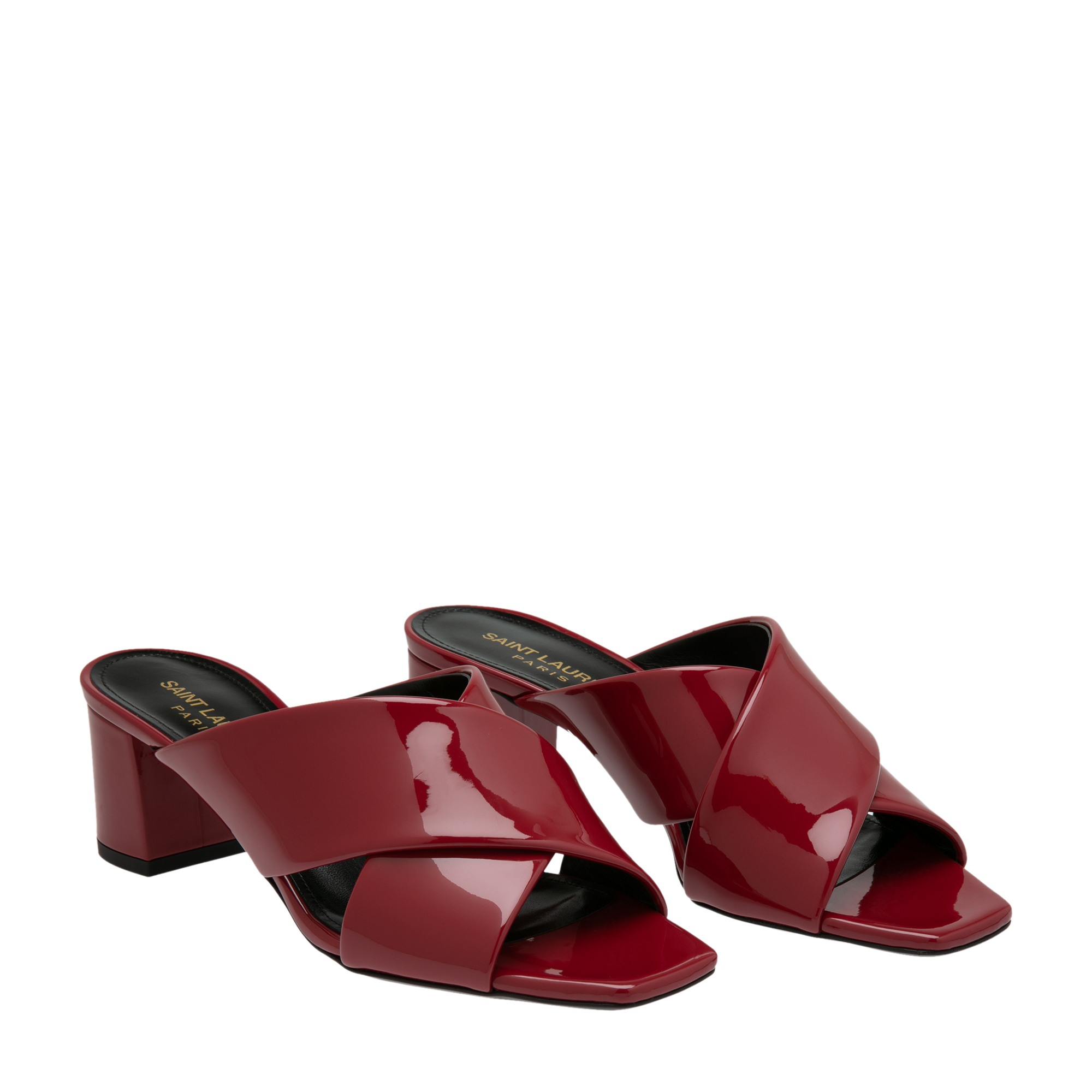

LouLou patent leather sandals, Brown