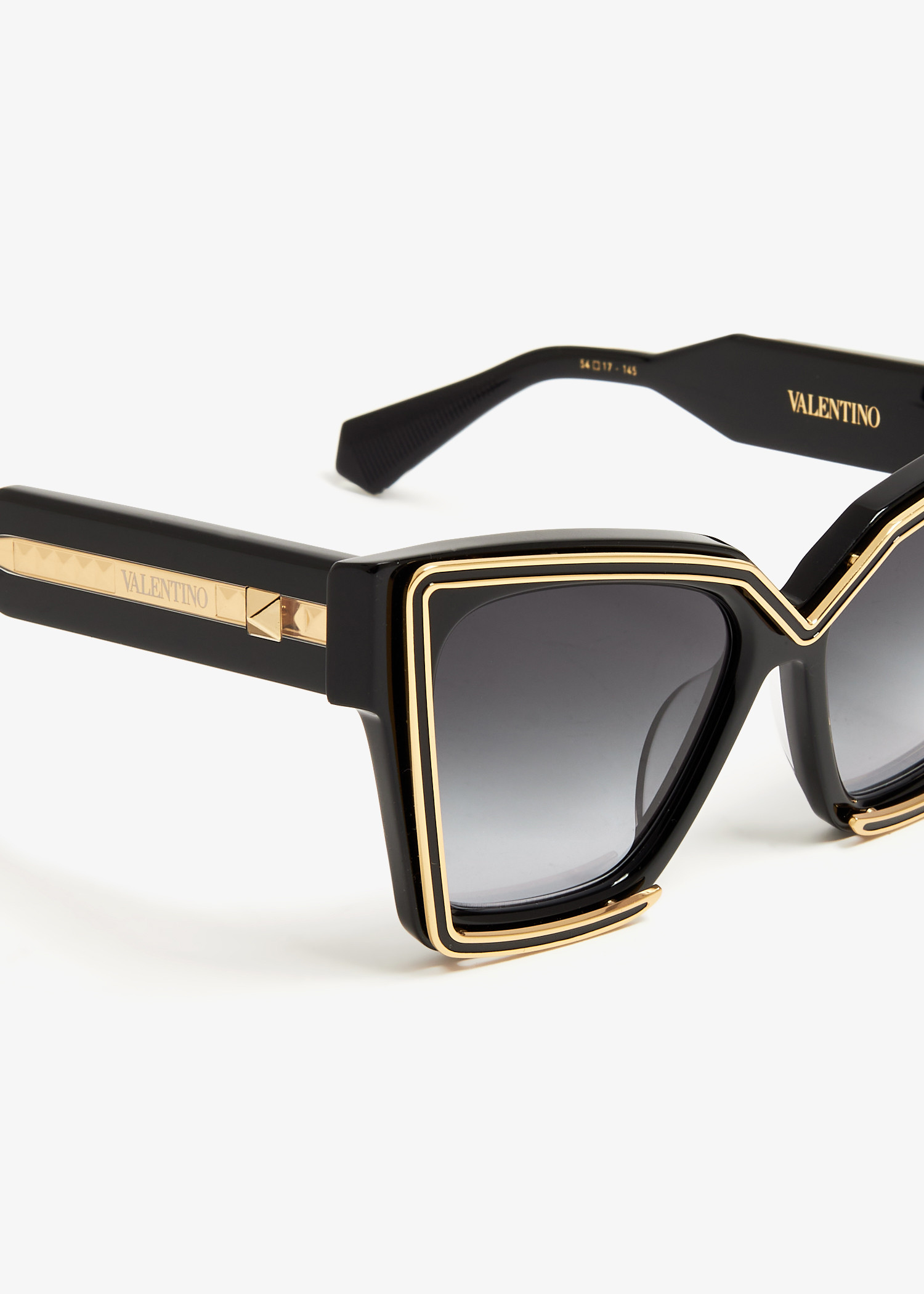 Valentino Garavani V - Goldcut I sunglasses for Women - Black in KSA |  Level Shoes