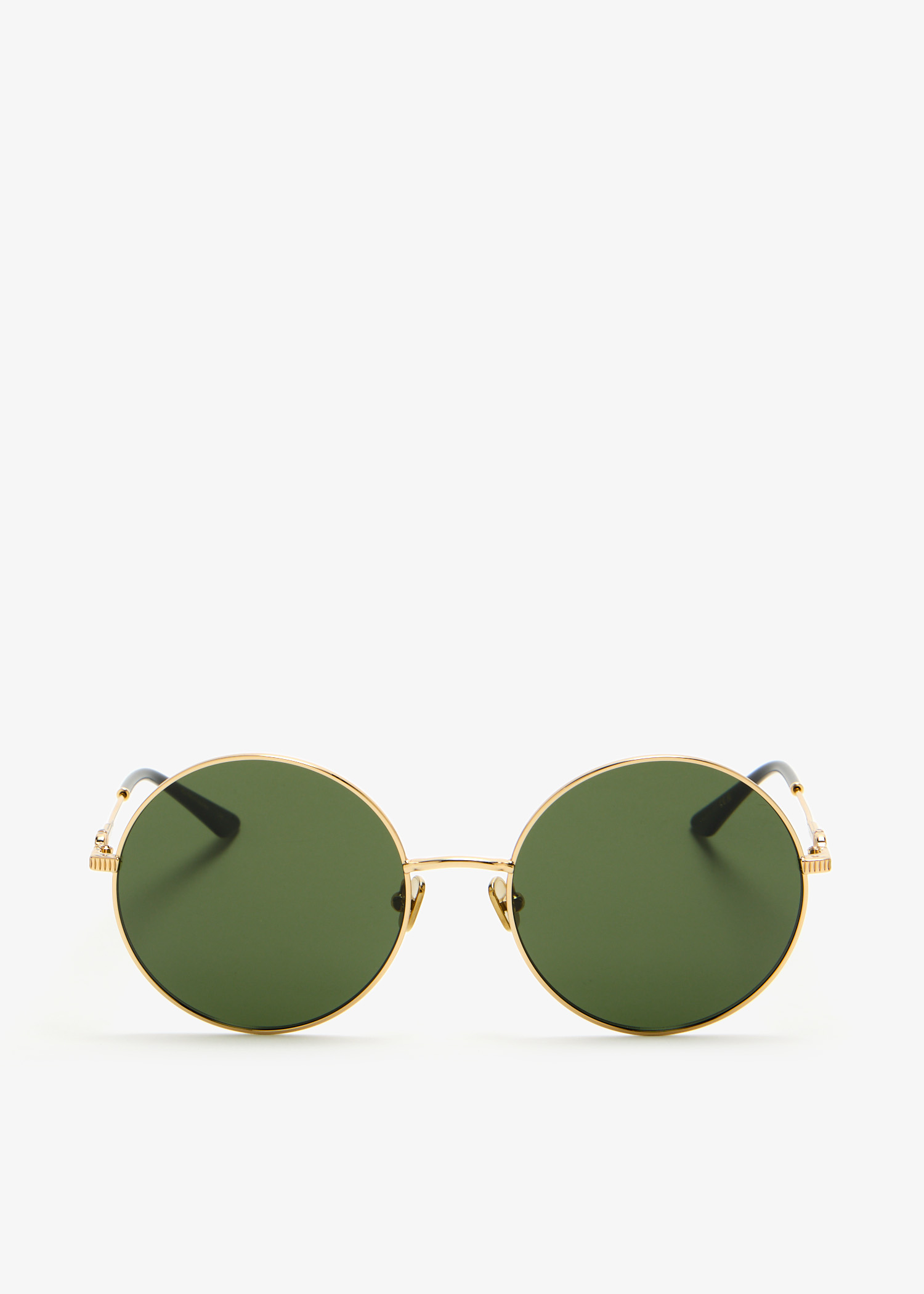 

Oversized round sunglasses, Gold