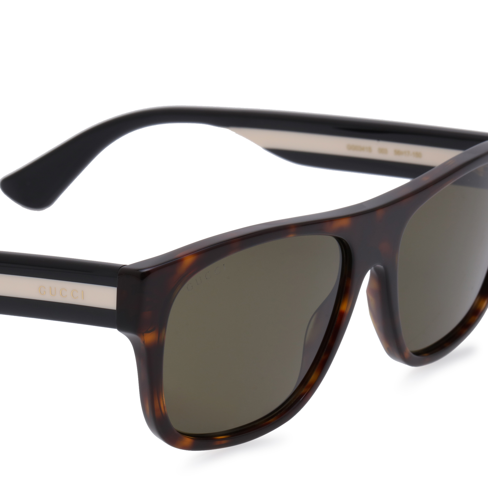

Rectangular-frame acetate sunglasses, Brown