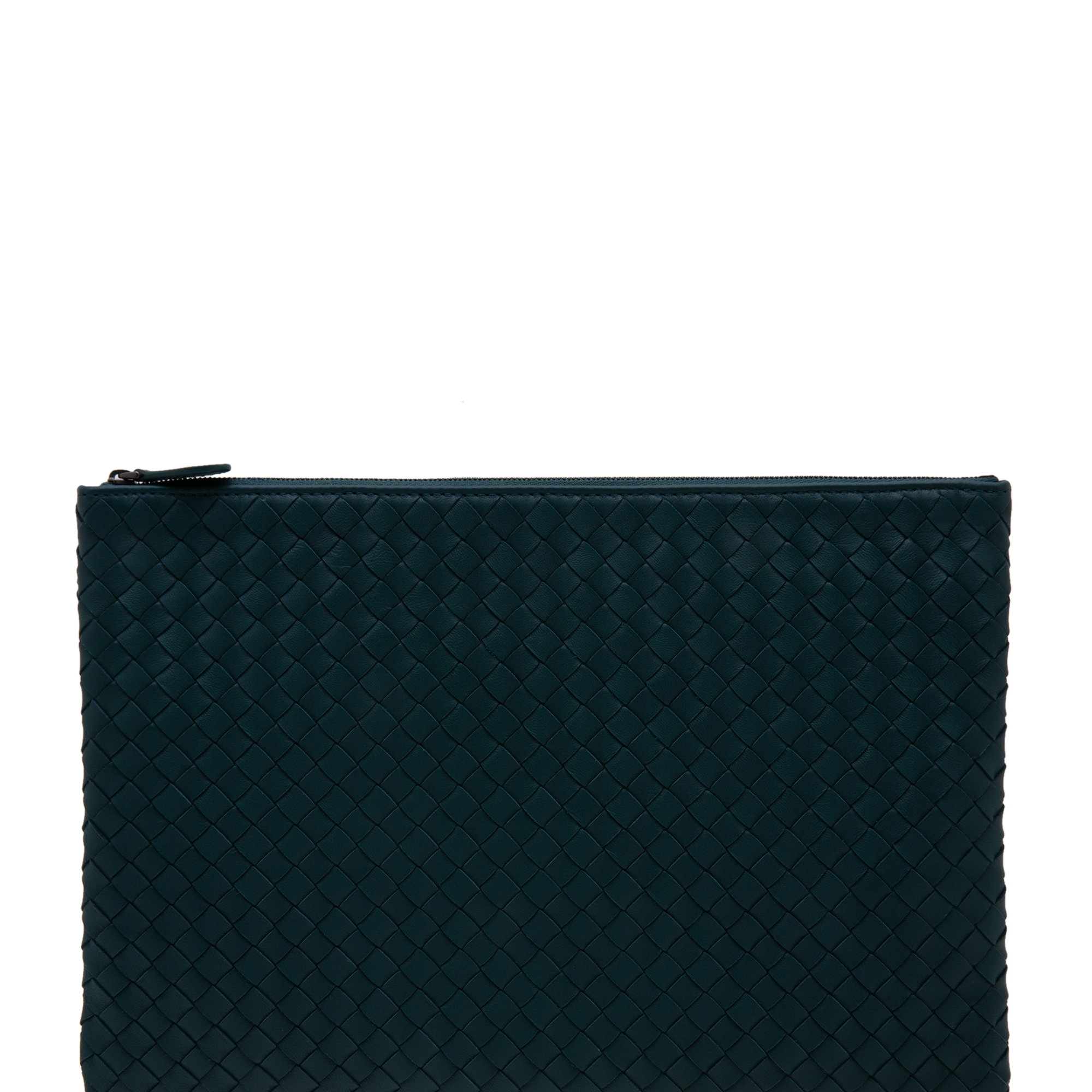 

Intrecciato large pouch, Blue