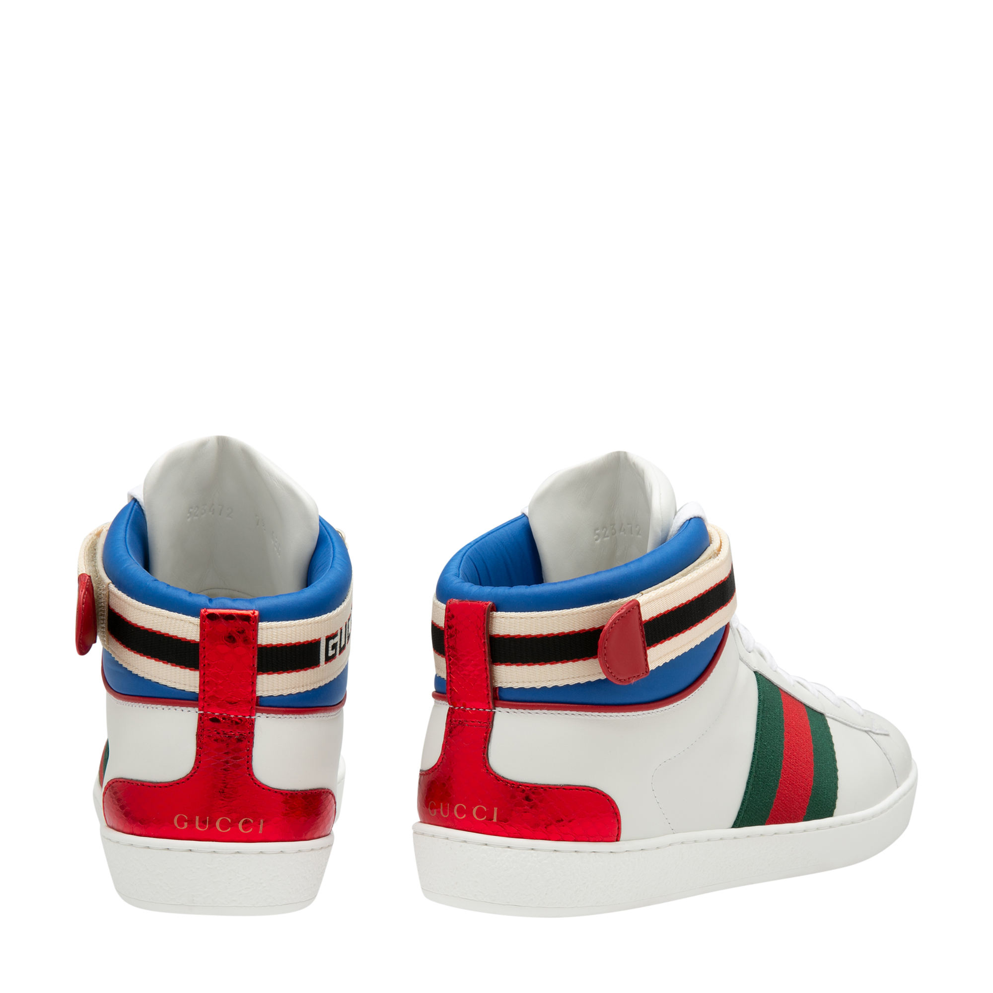 Gucci New Ace high top sneakers for Men White in UAE Level Shoes