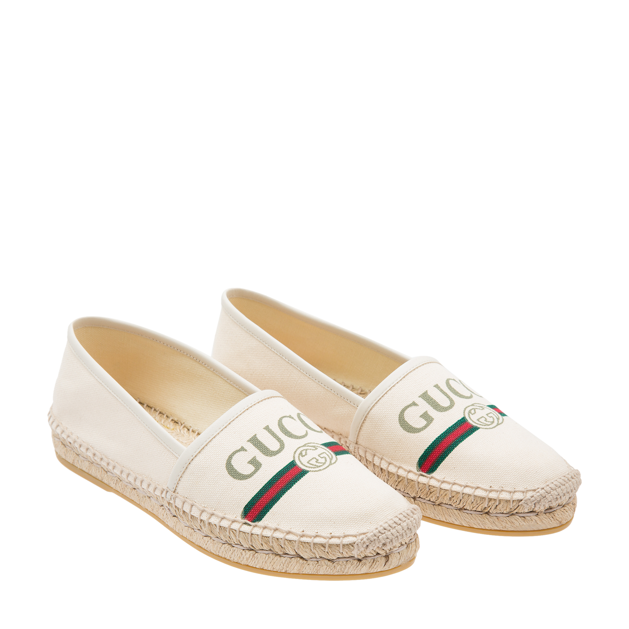 

Logo canvas espadrilles, Beige