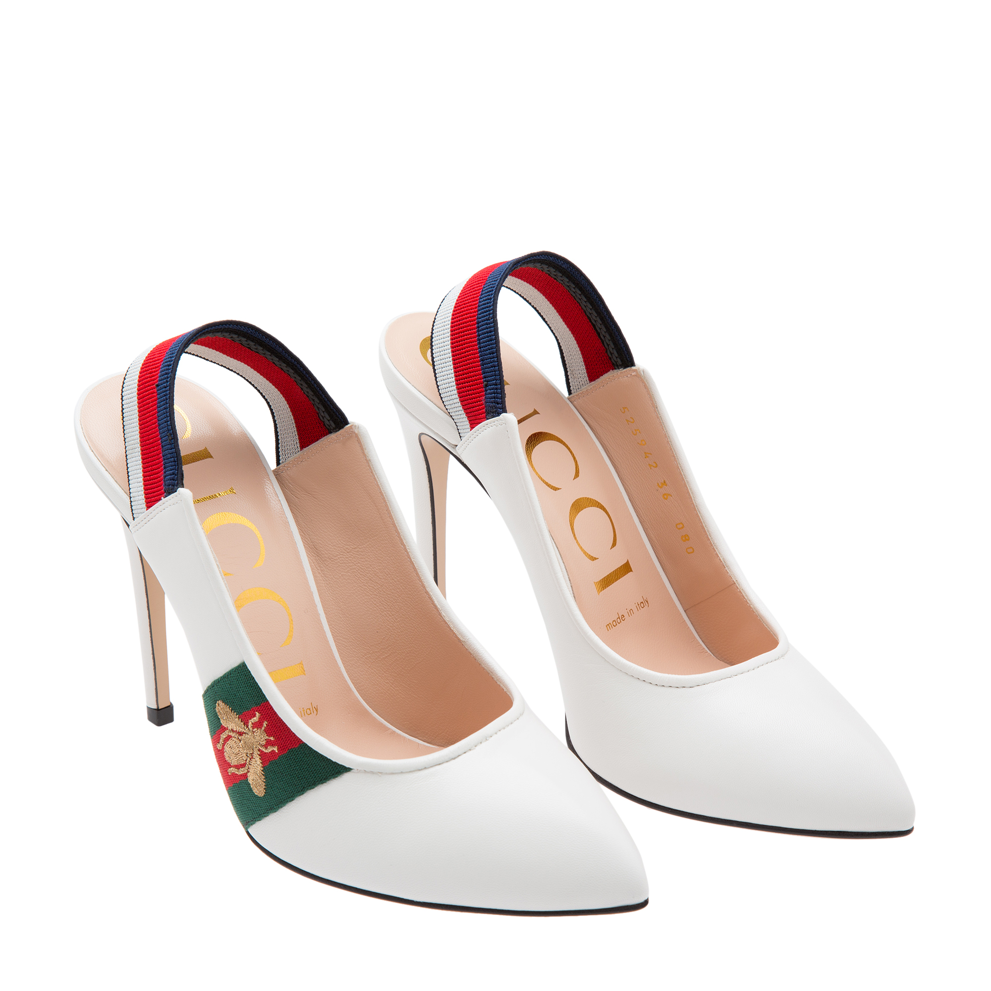 

Sylvie slingback pumps, White