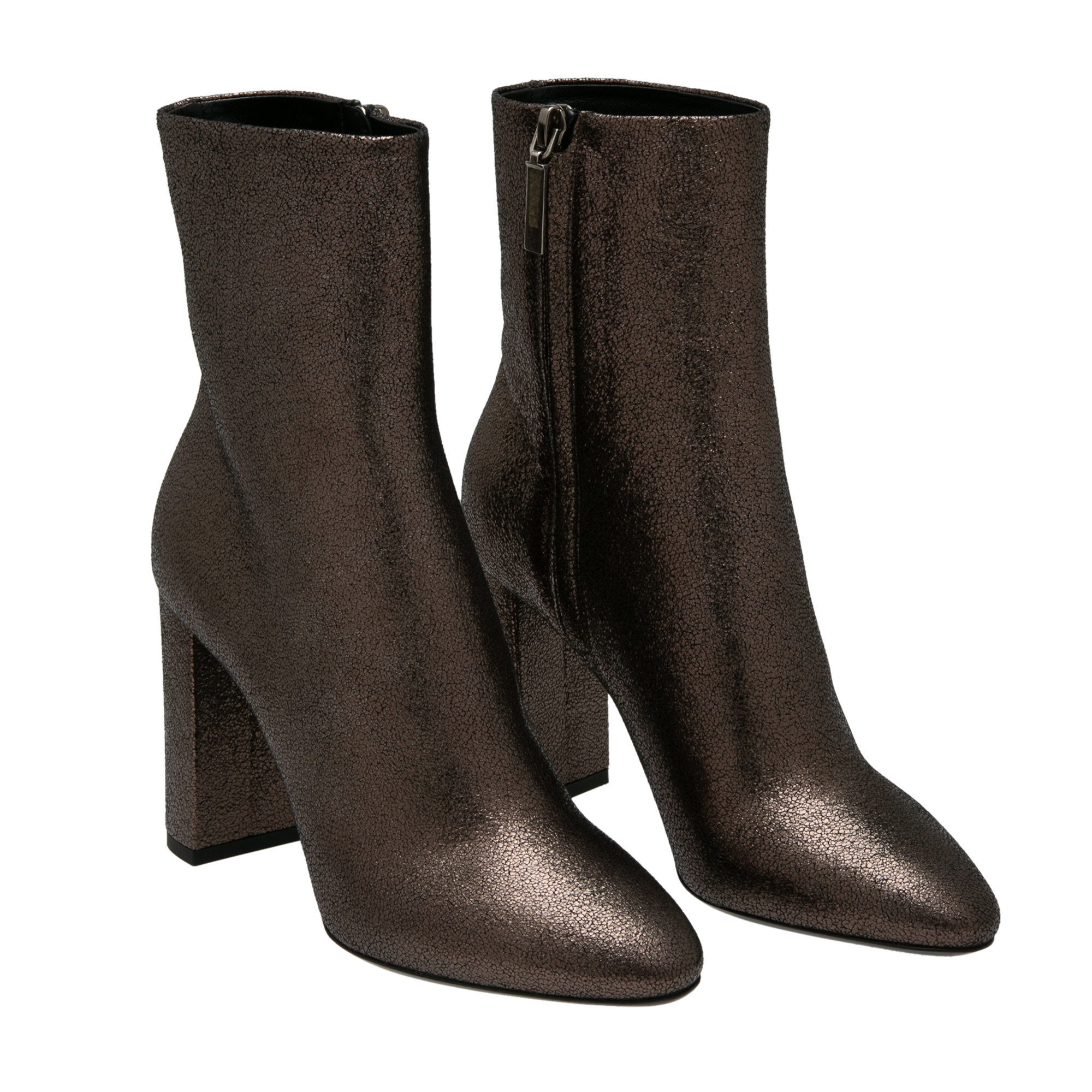 

Lou leather boots, Silver