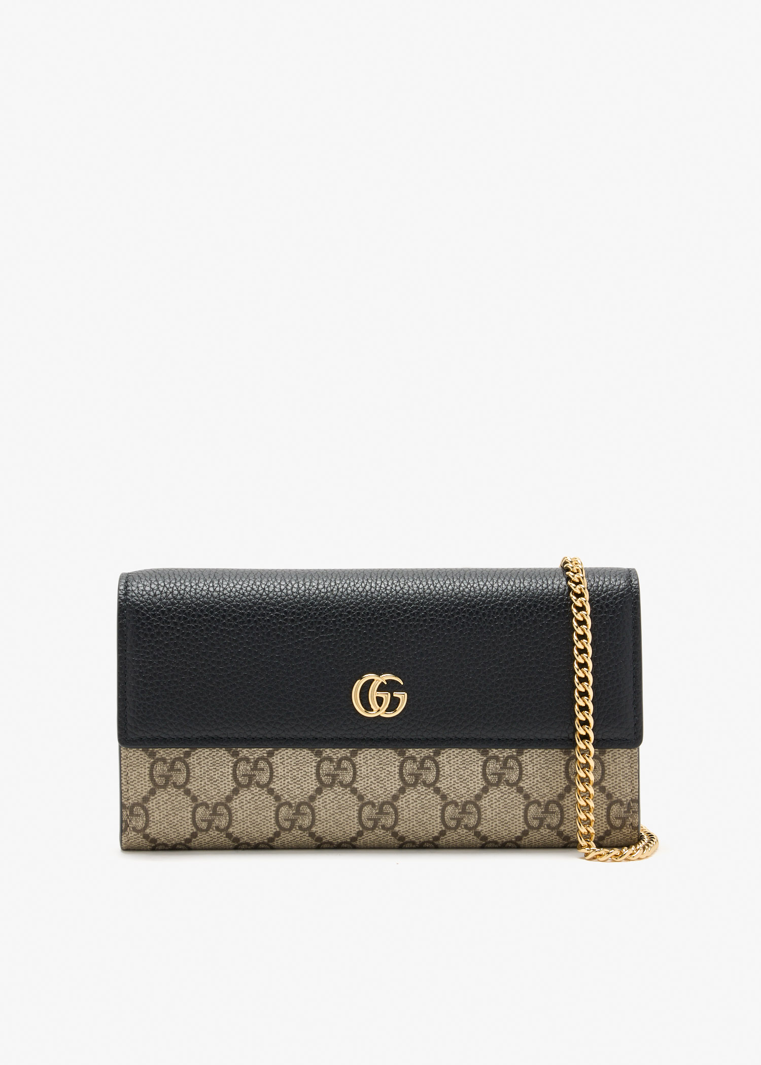 

GG Marmont chain wallet, Printed