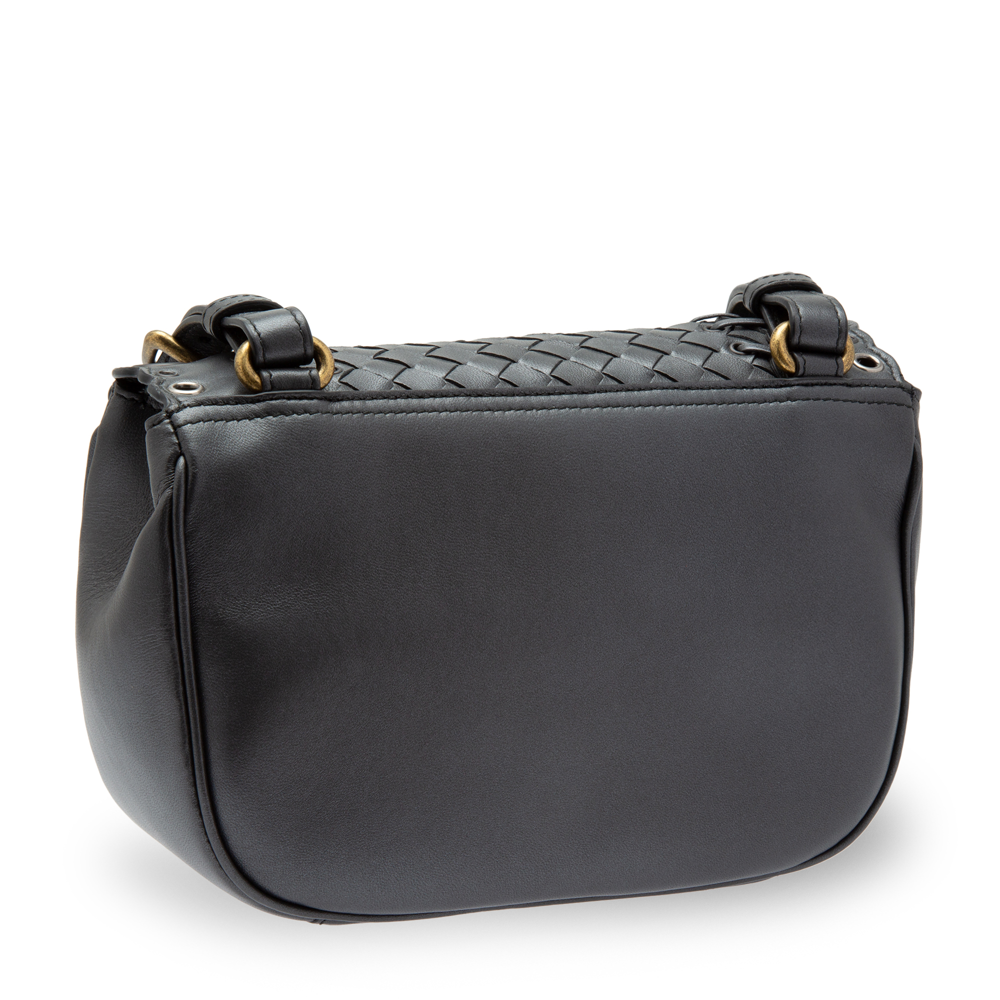 

Luna Intrecciato cross-body bag, Black