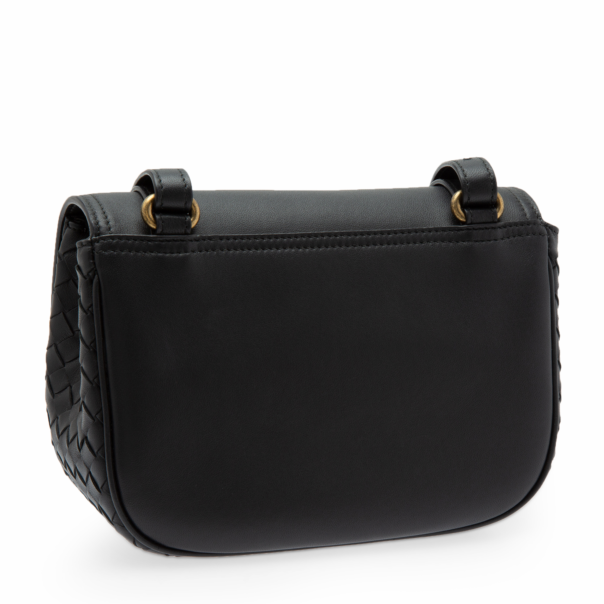 

Luna leather cross-body bag, Black