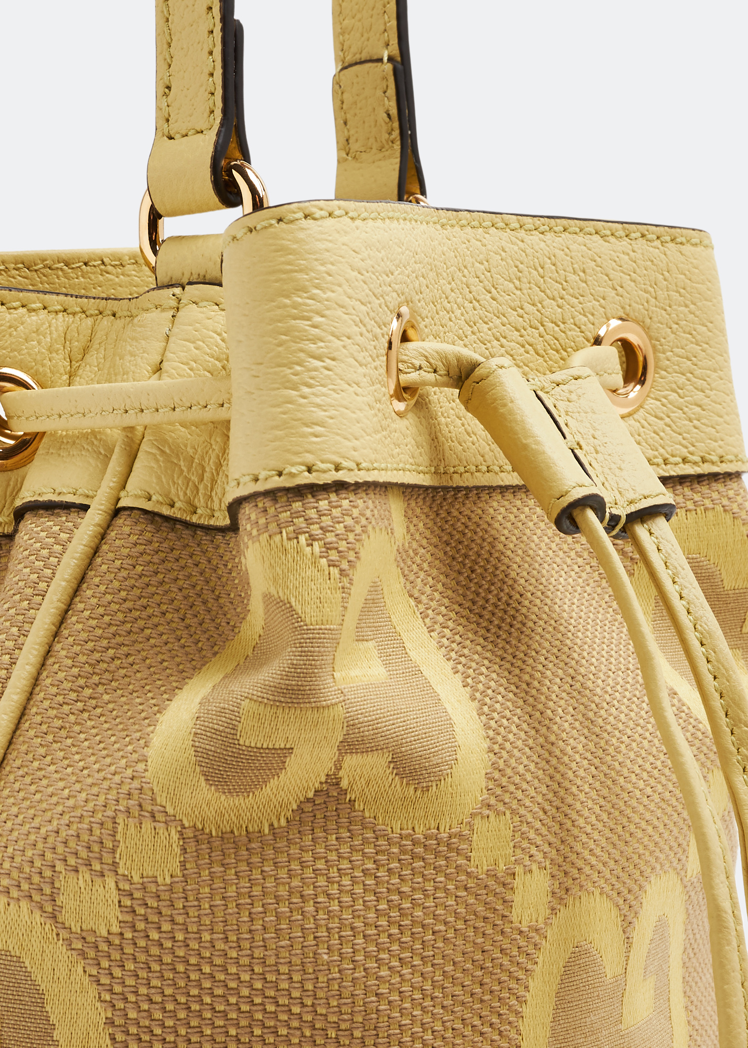

Ophidia jumbo GG mini bucket bag, Yellow