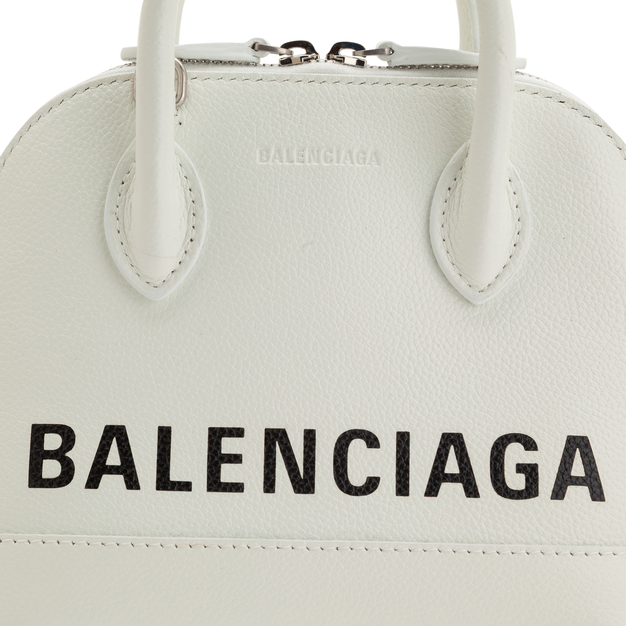 Balenciaga ville outlet xxs white
