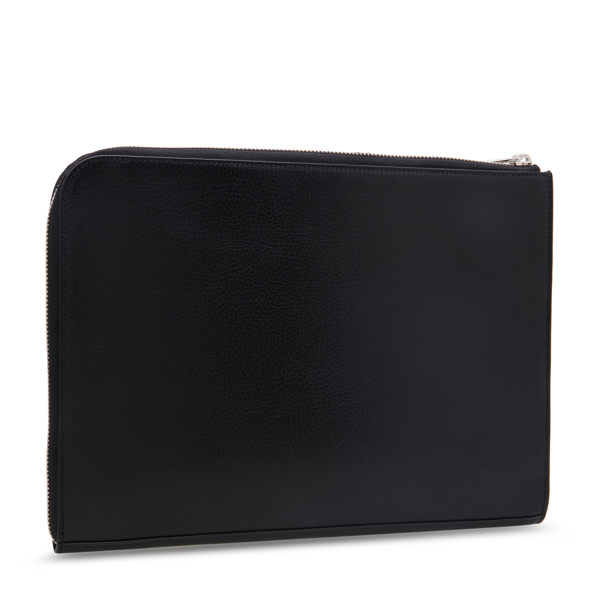

Embellished zip pouch, Black