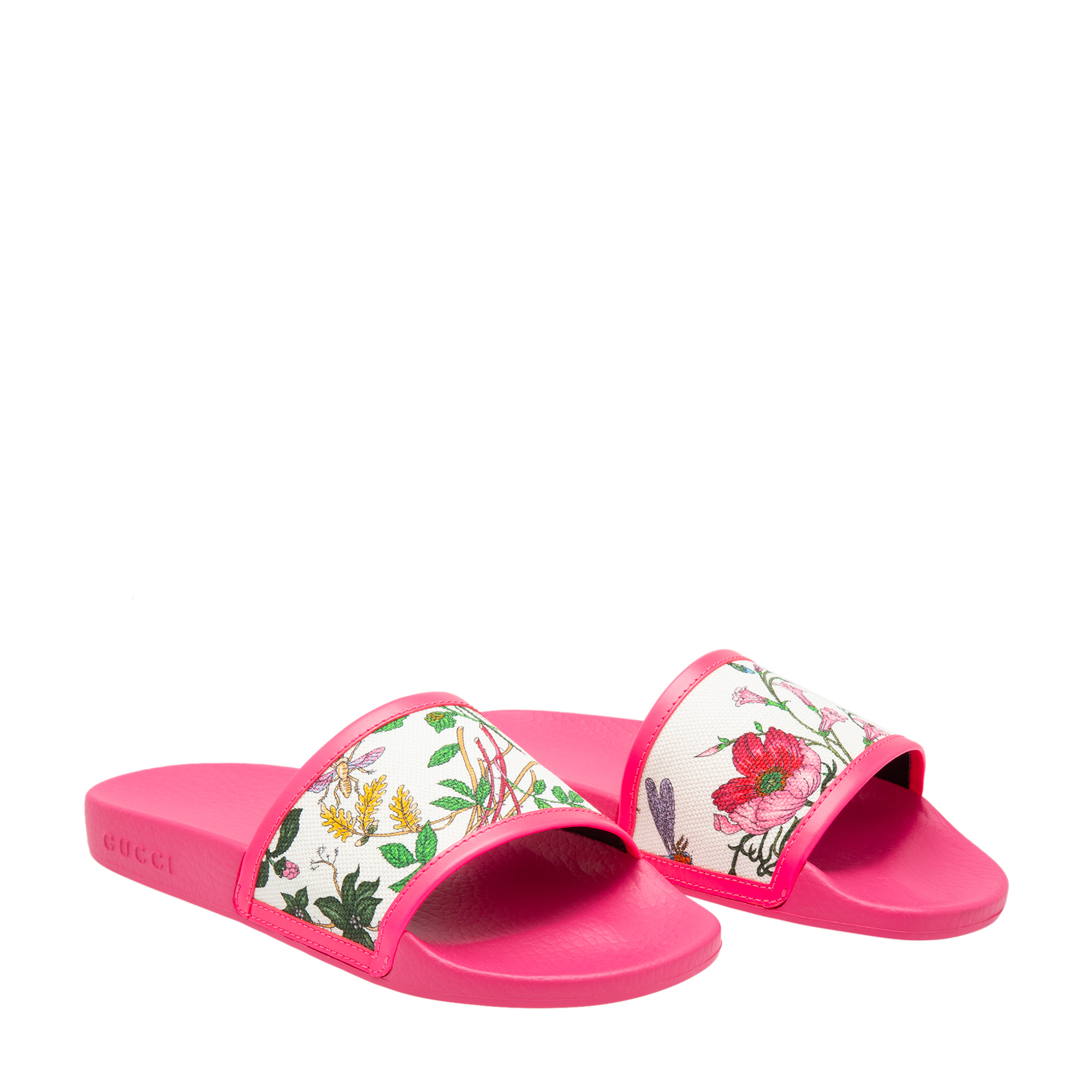 Gucci Rubber slides for Women Pink in UAE Level Shoes