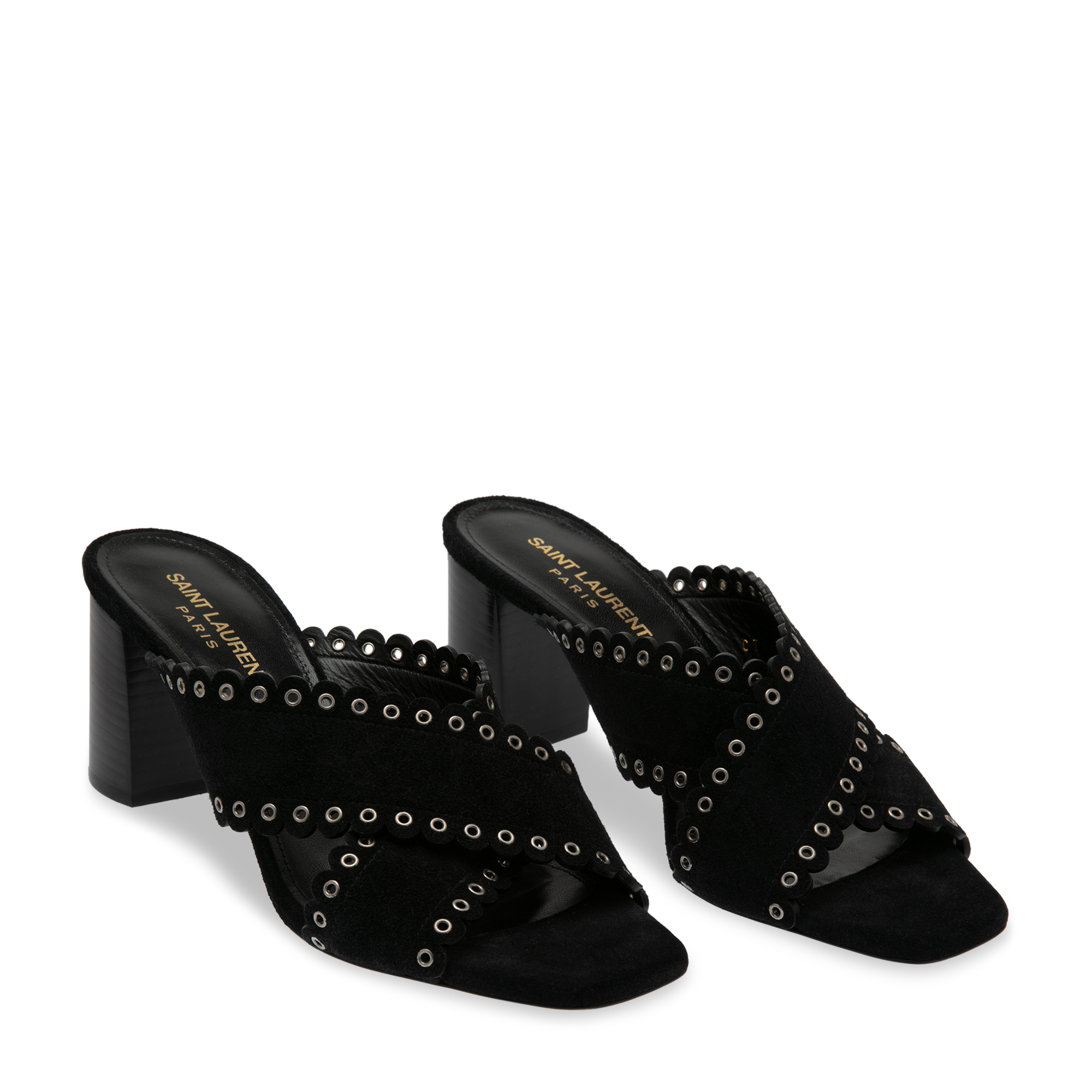

LouLou suede sandals, Black