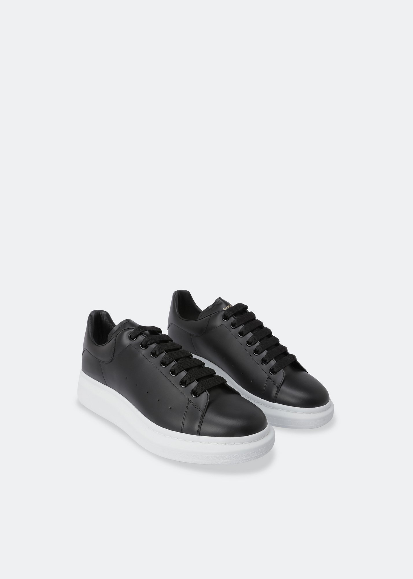 Alexander mcqueen outlet black leather shoes
