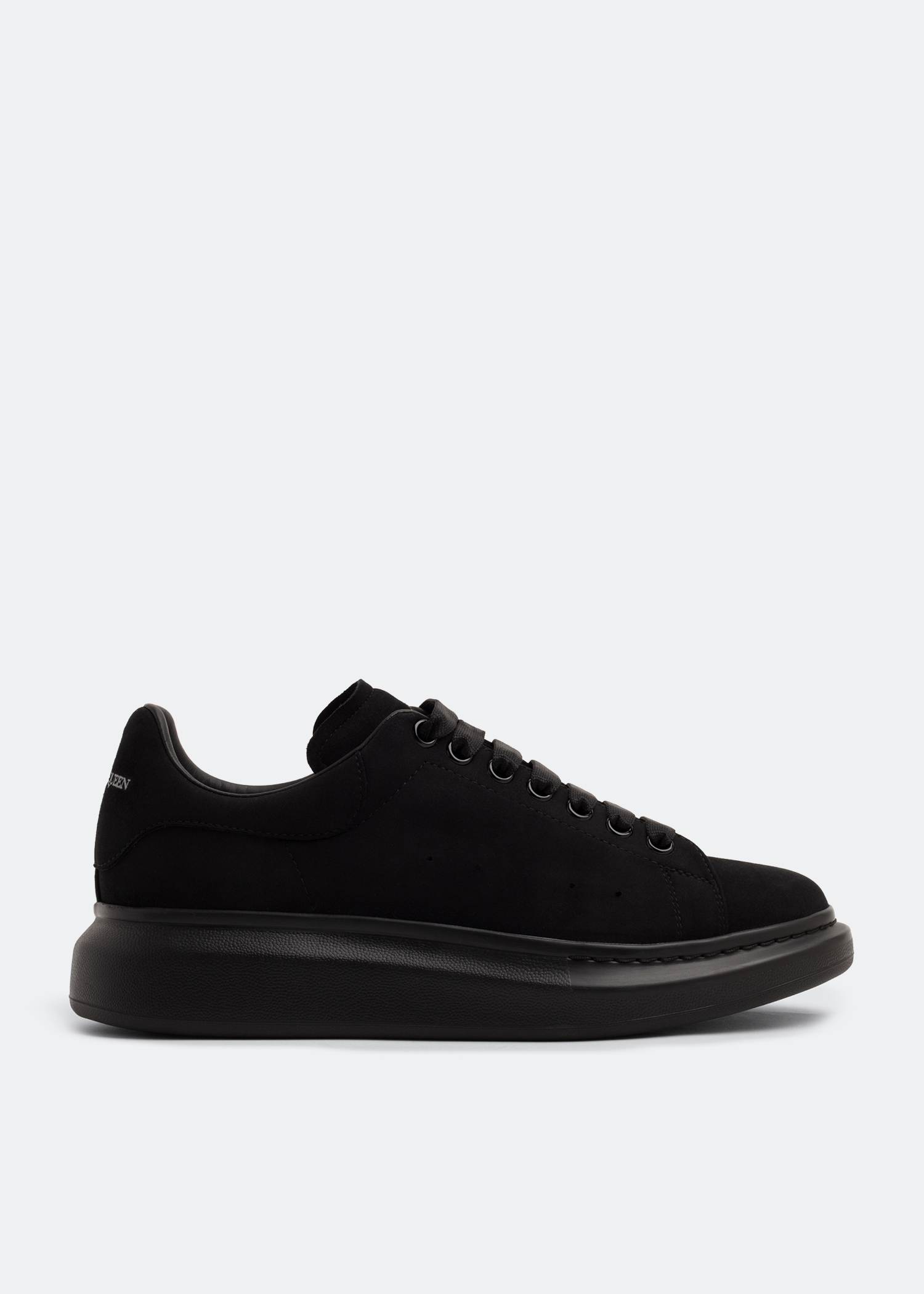 

Oversized suede sneakers, Black