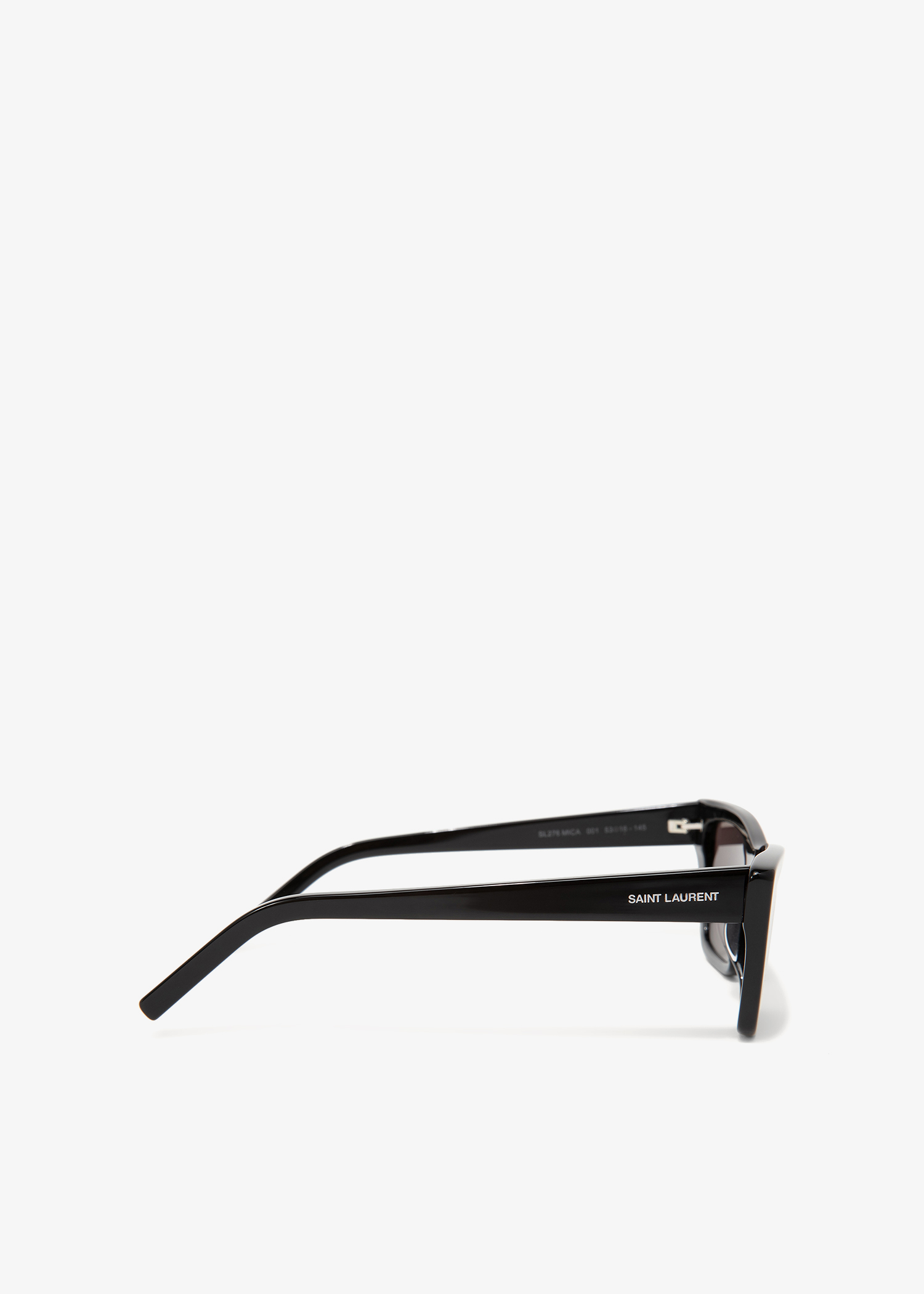 Saint Laurent New Wave Cat-Eye Black/Gold Sunglasses SL570001