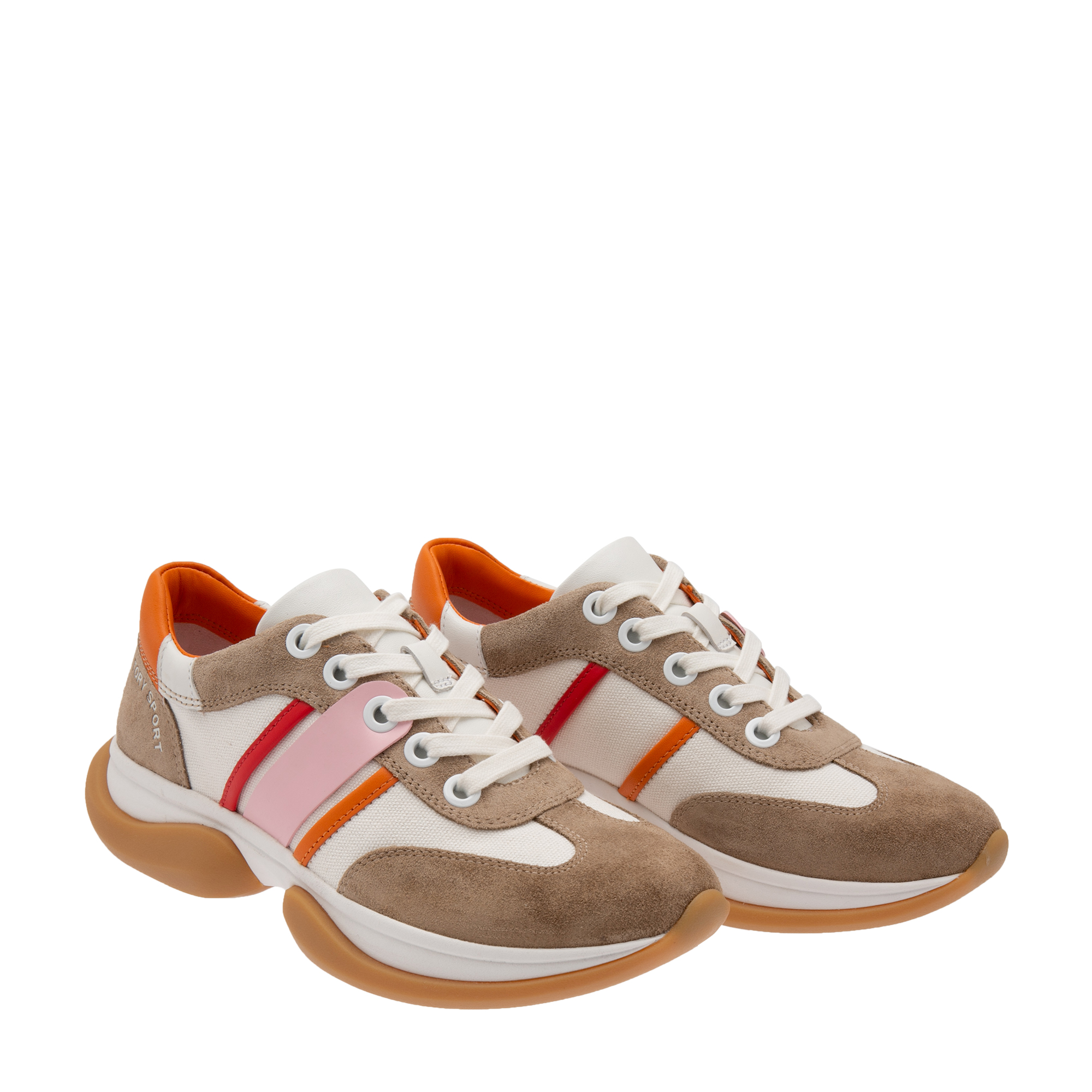 

Bubble Stripe sneakers, Brown