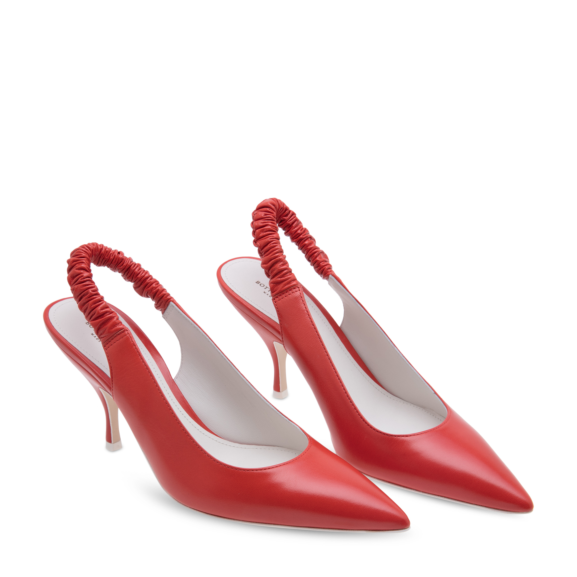

Leather slingback pumps, Red