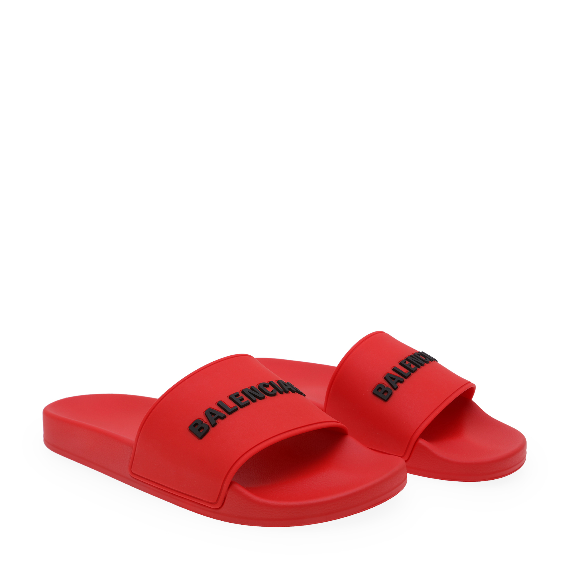 

Logo rubber slides, Red