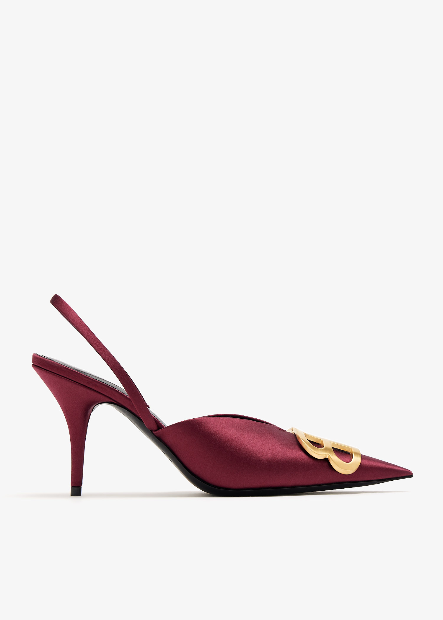 

BB Square Knife slingback pumps, Burgundy