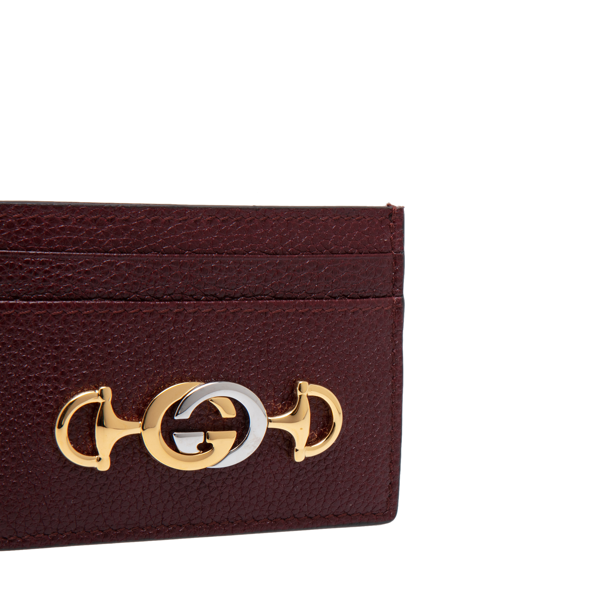 

Zumi leather cardholder, Burgundy