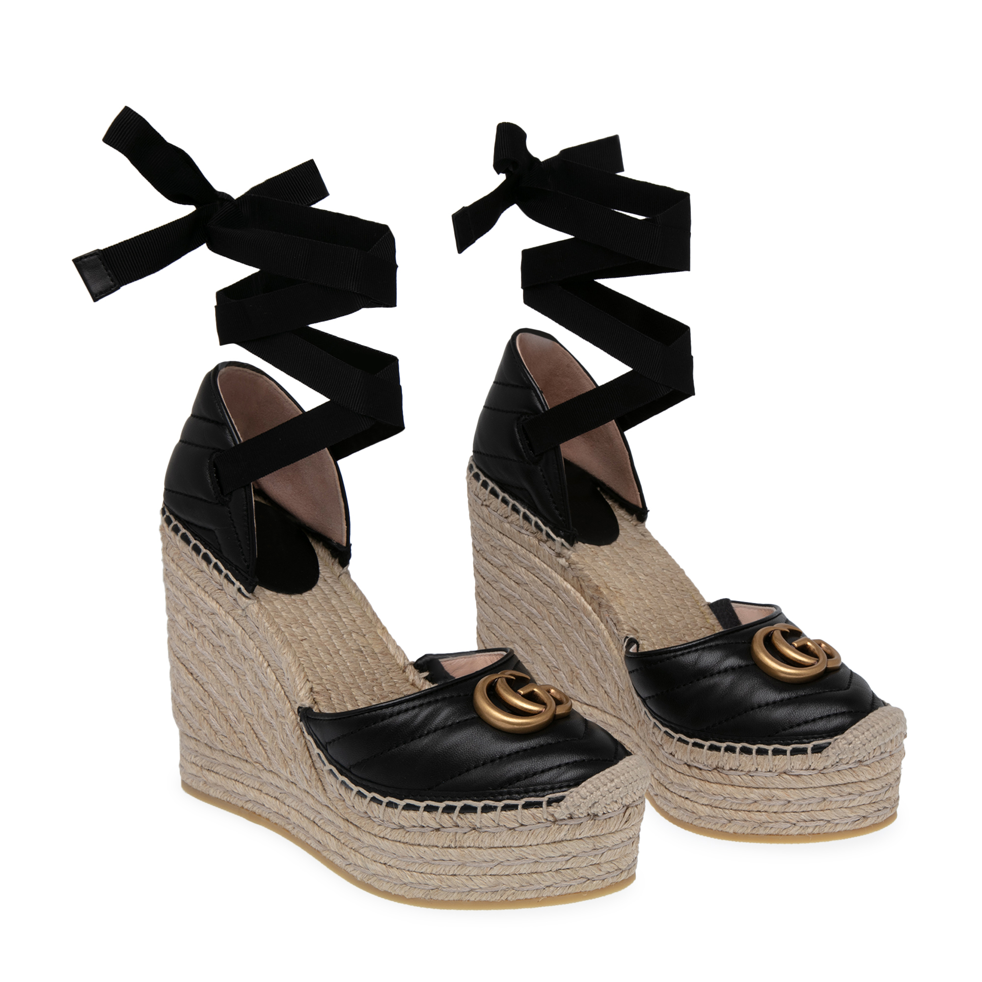 

Marmont wedge espadrilles, Black