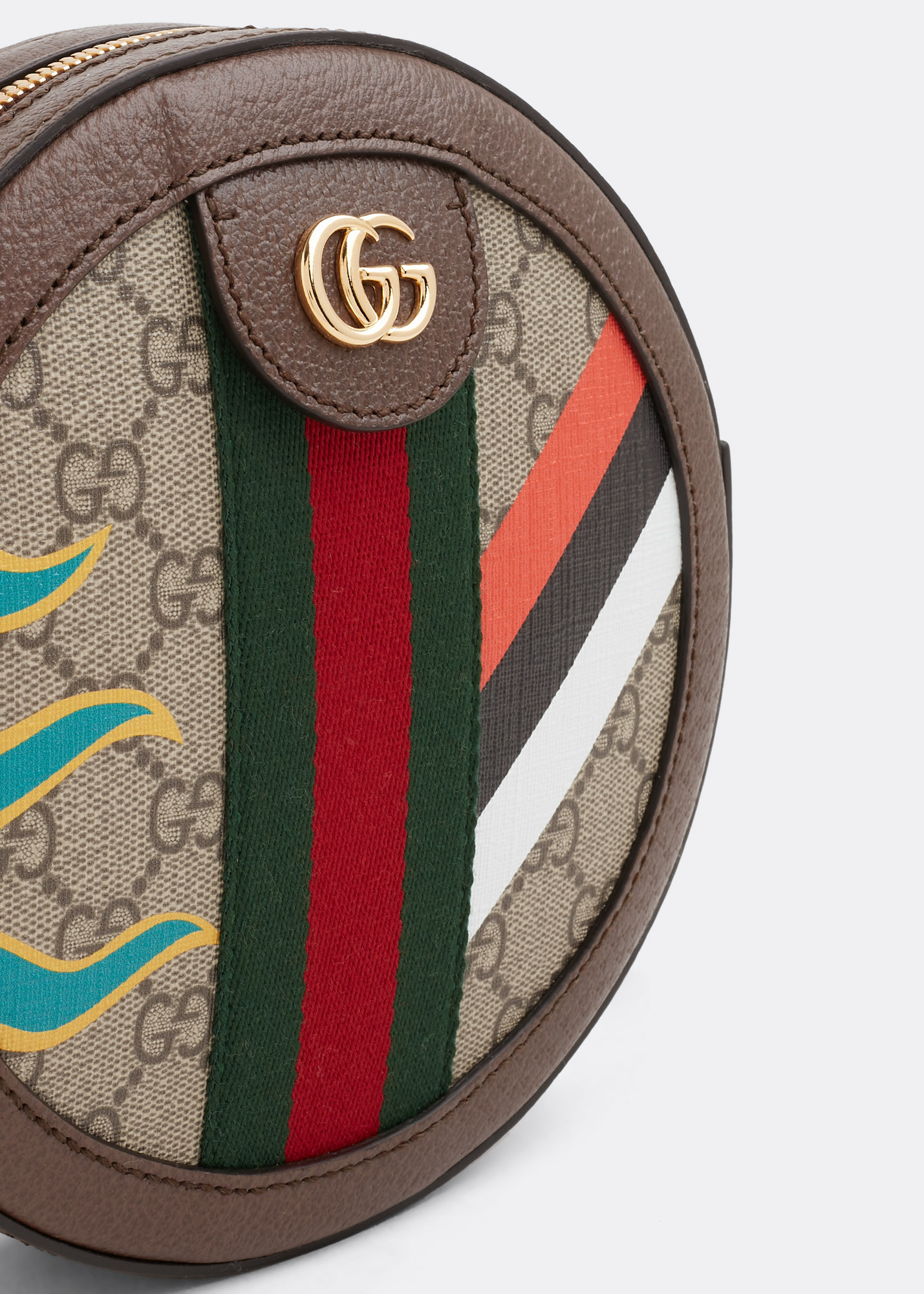 

Double G round shoulder bag, Multi-coloured