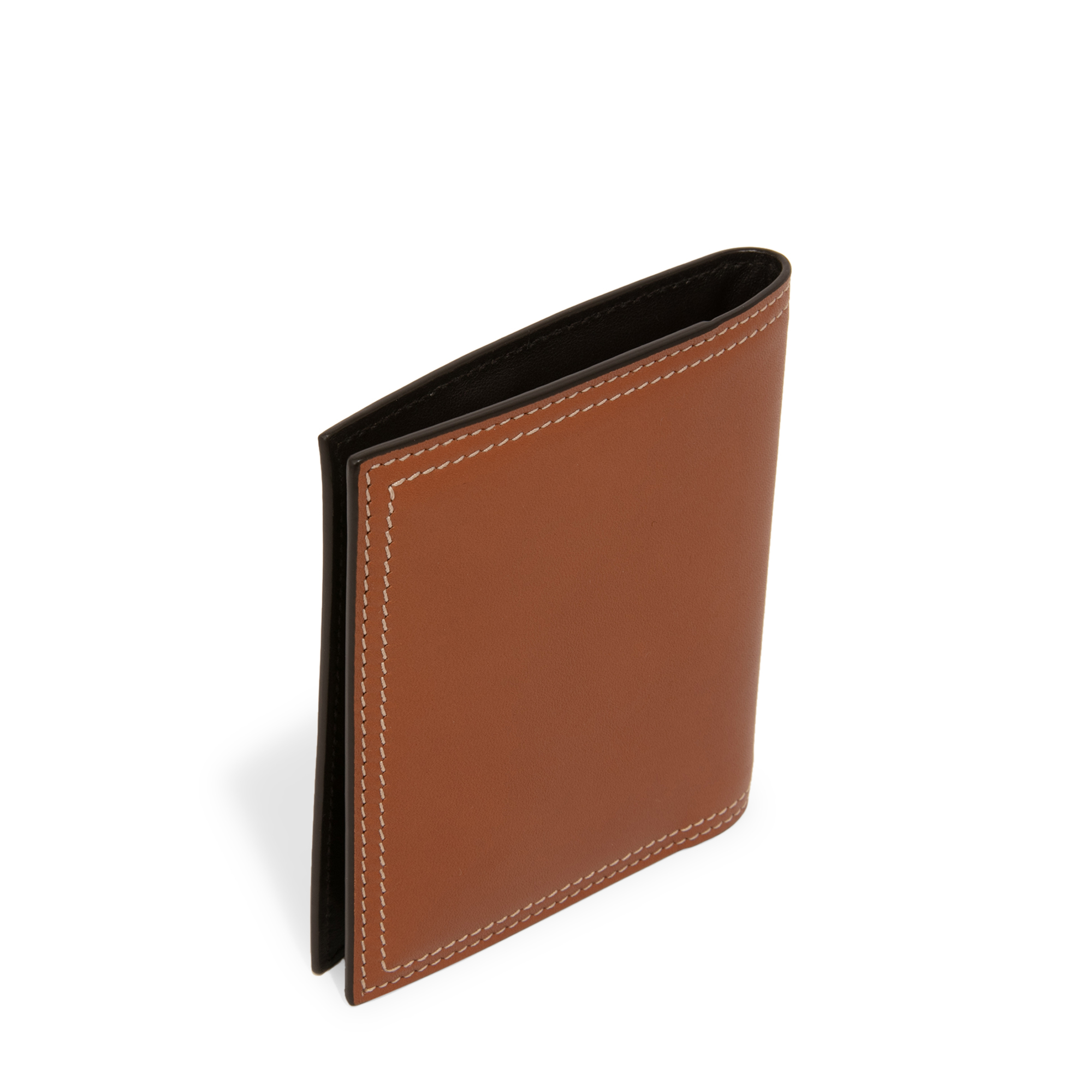 

Bi-colour mini wallet, Brown