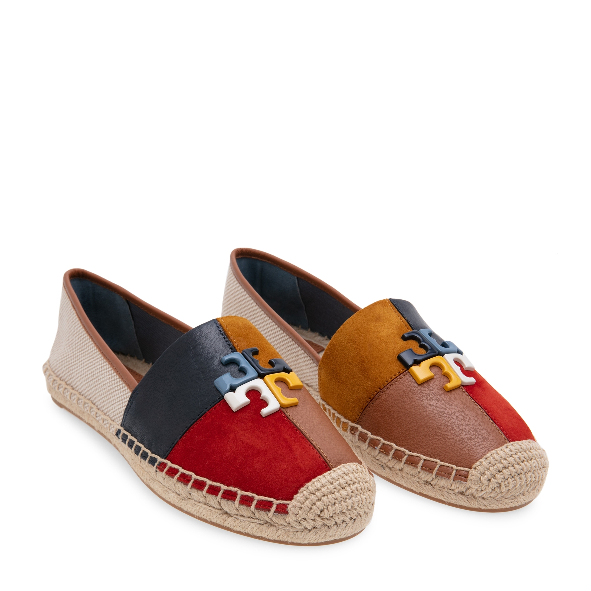 

Logo patchwork espadrilles, Multi-coloured