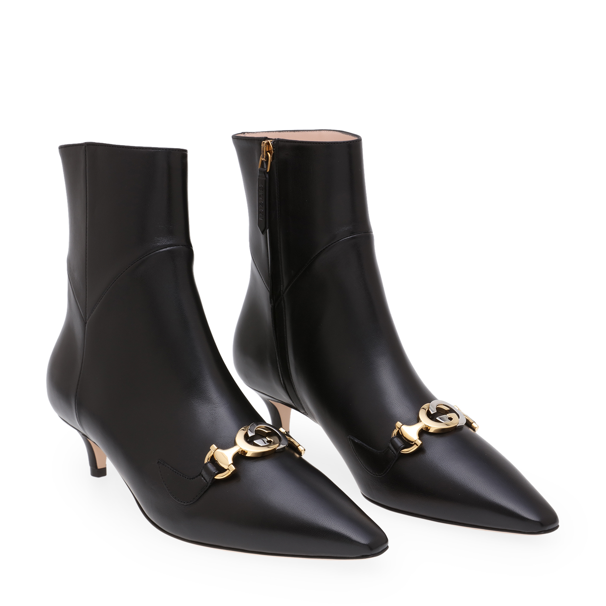 

Zumi leather boots, Black