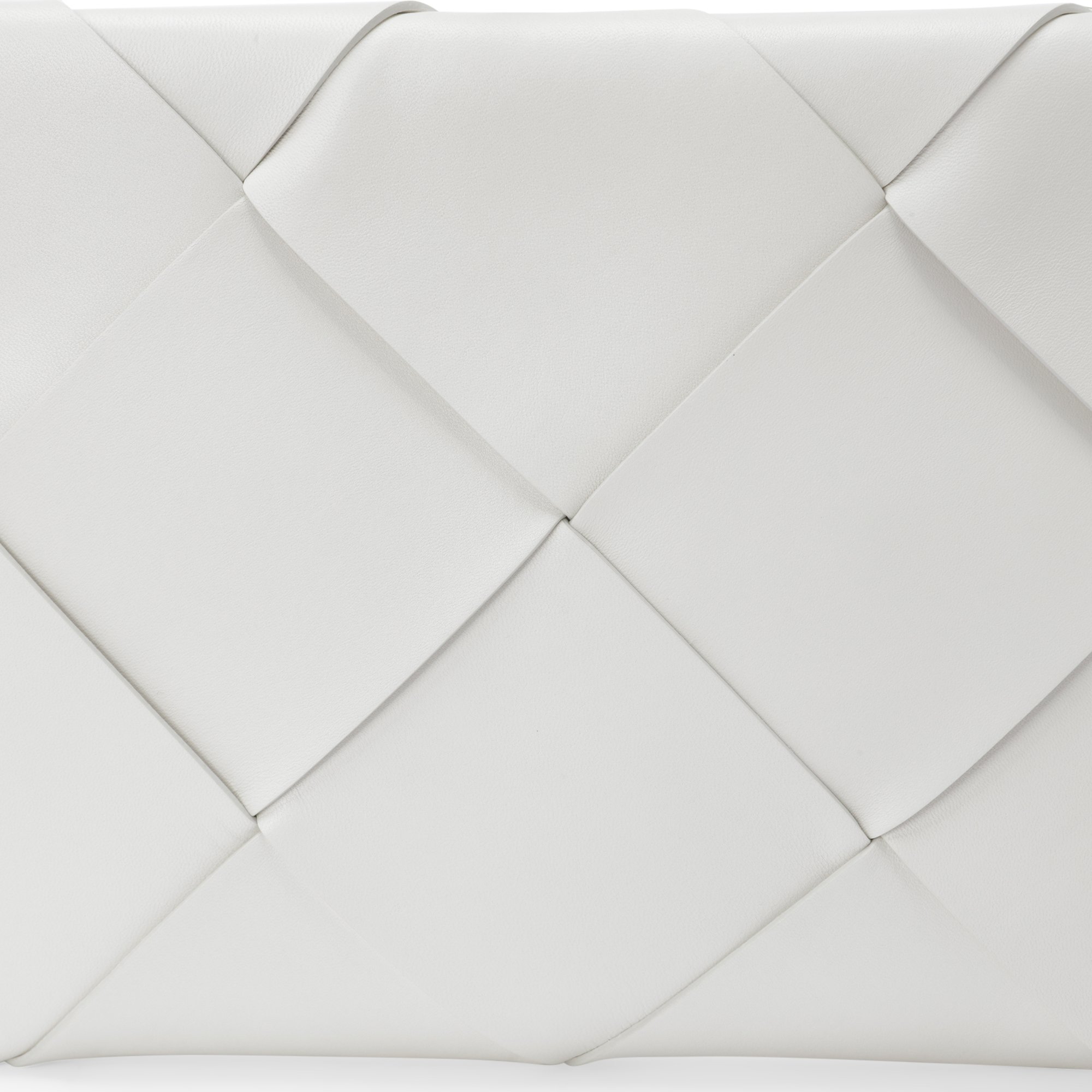 

Intrecciato pouch, White