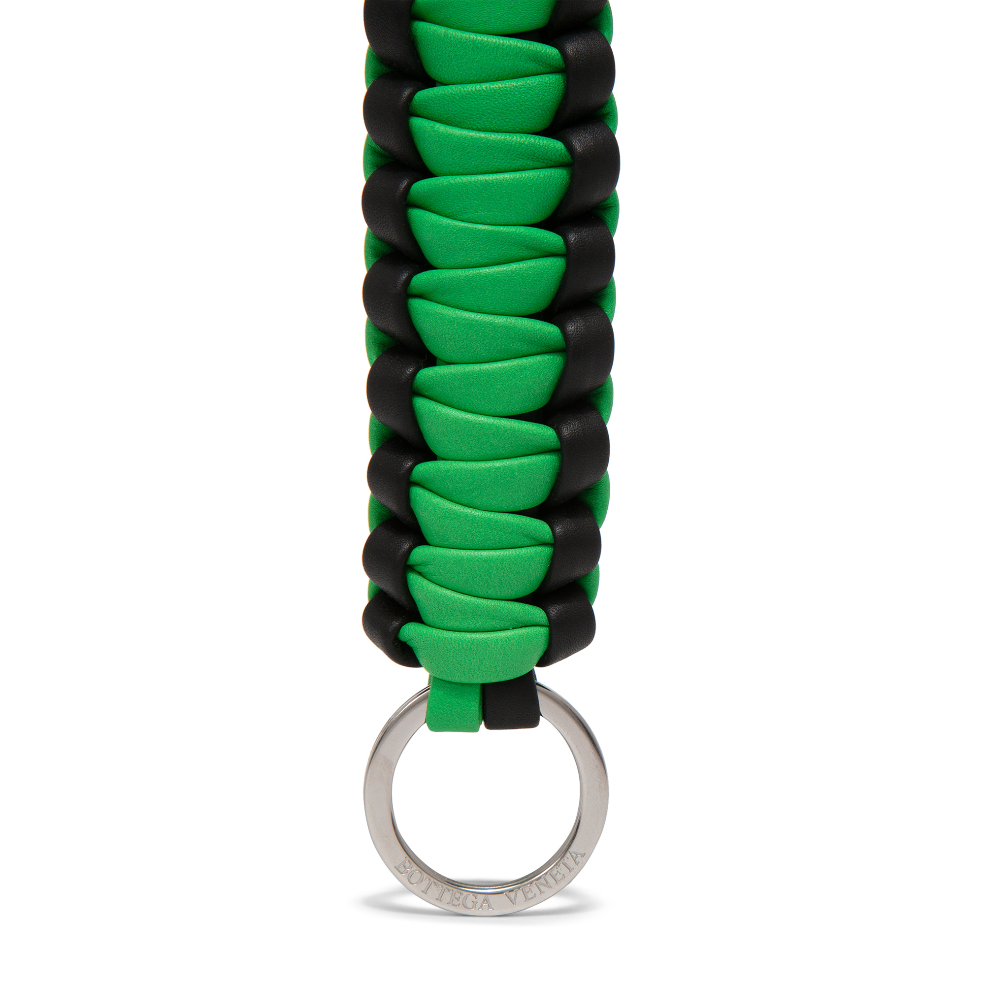 

Bi-colour key ring, Black