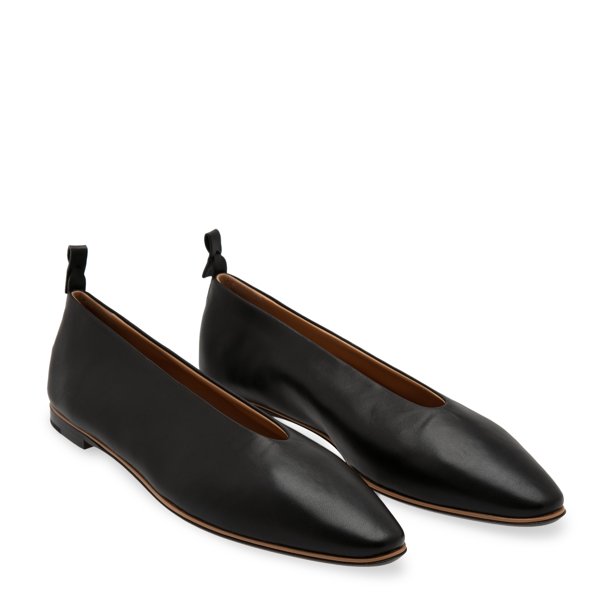 

Almond ballet flats, Black
