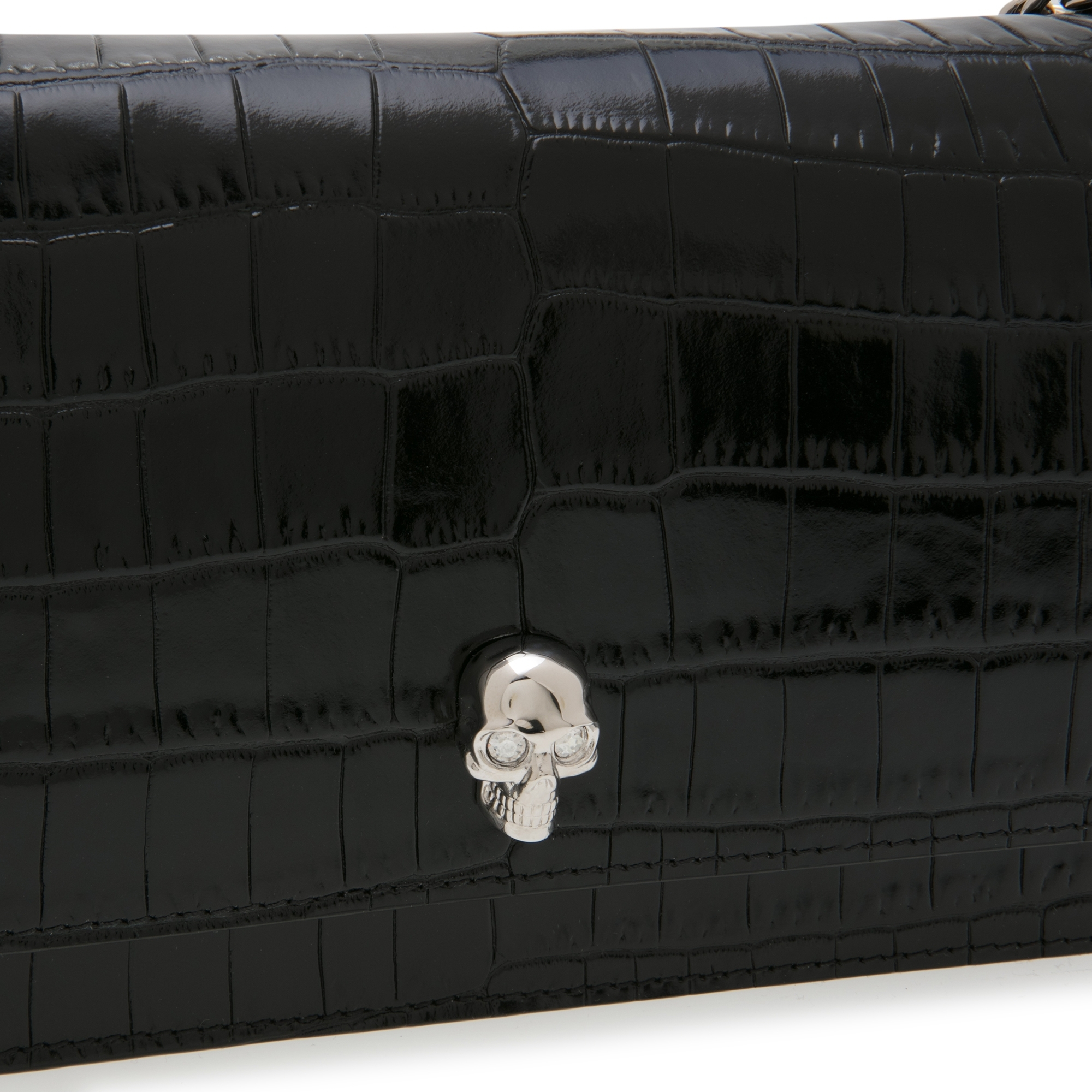 

Skull cross-body bag, Black