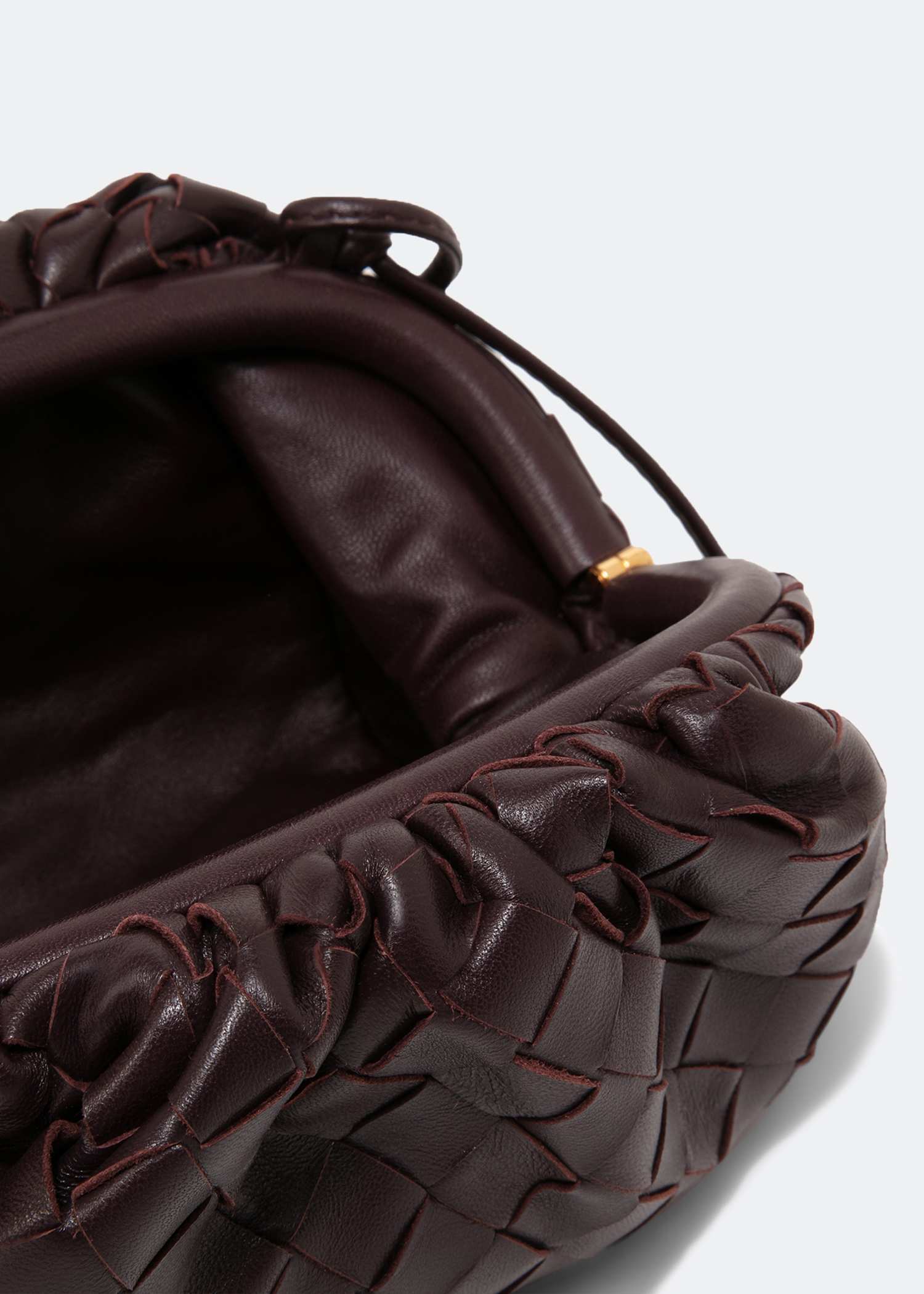 

Mini Pouch clutch, Brown