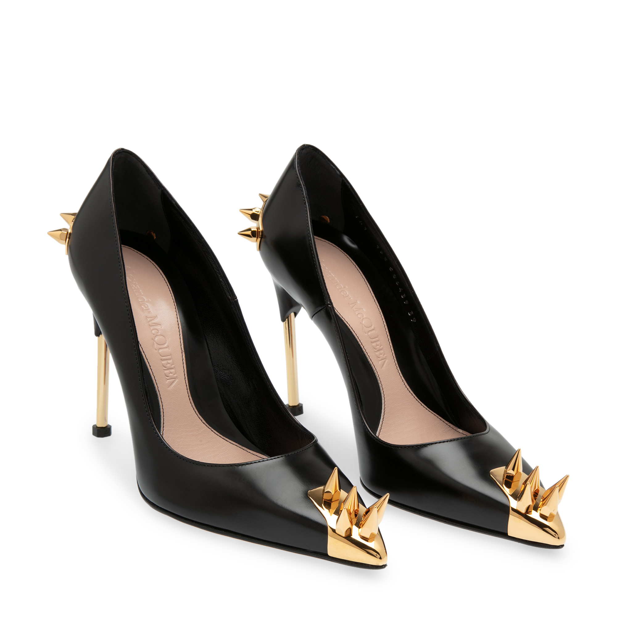 

Stud-embellished pumps, Black
