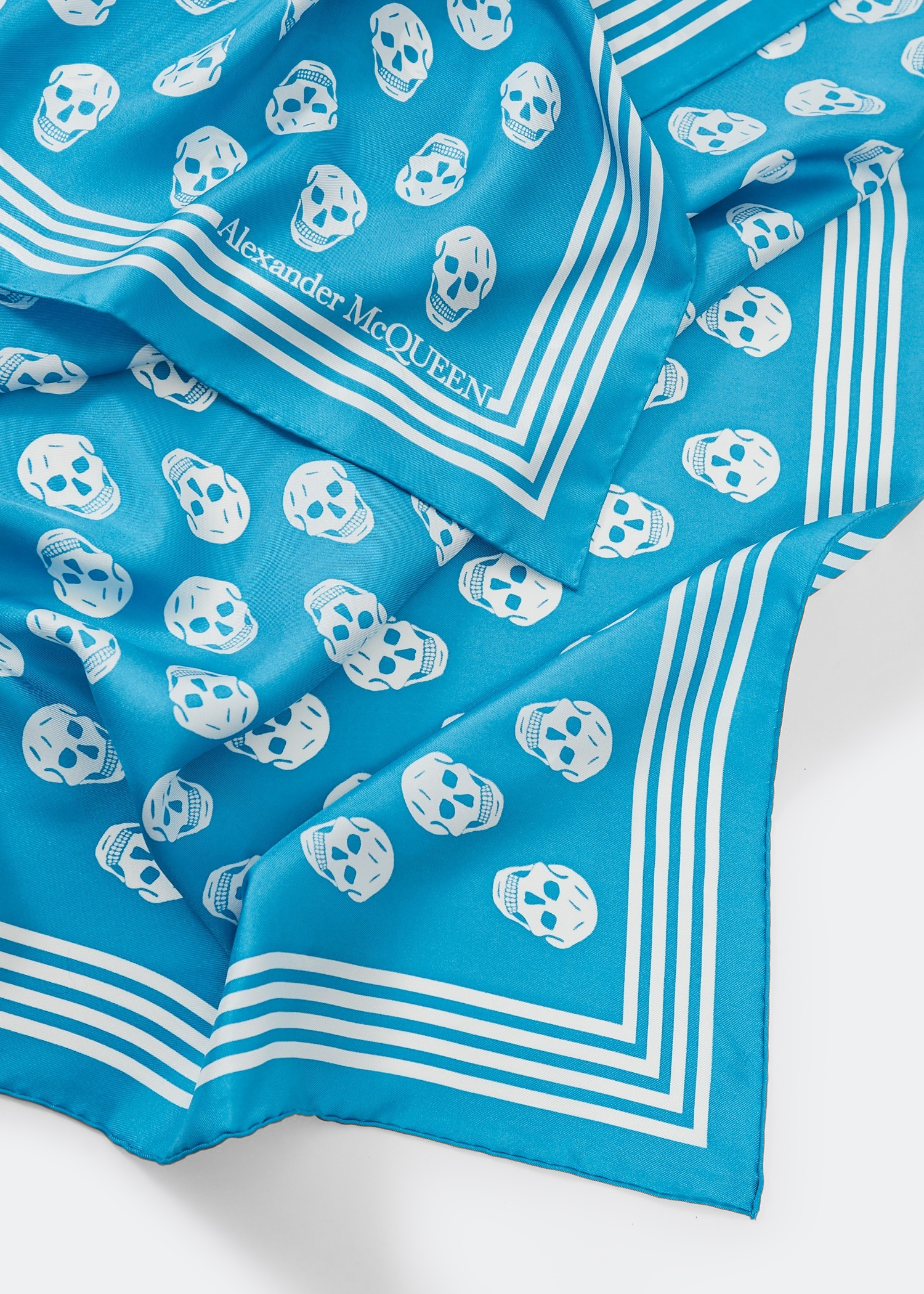 

Skull scarf, Blue