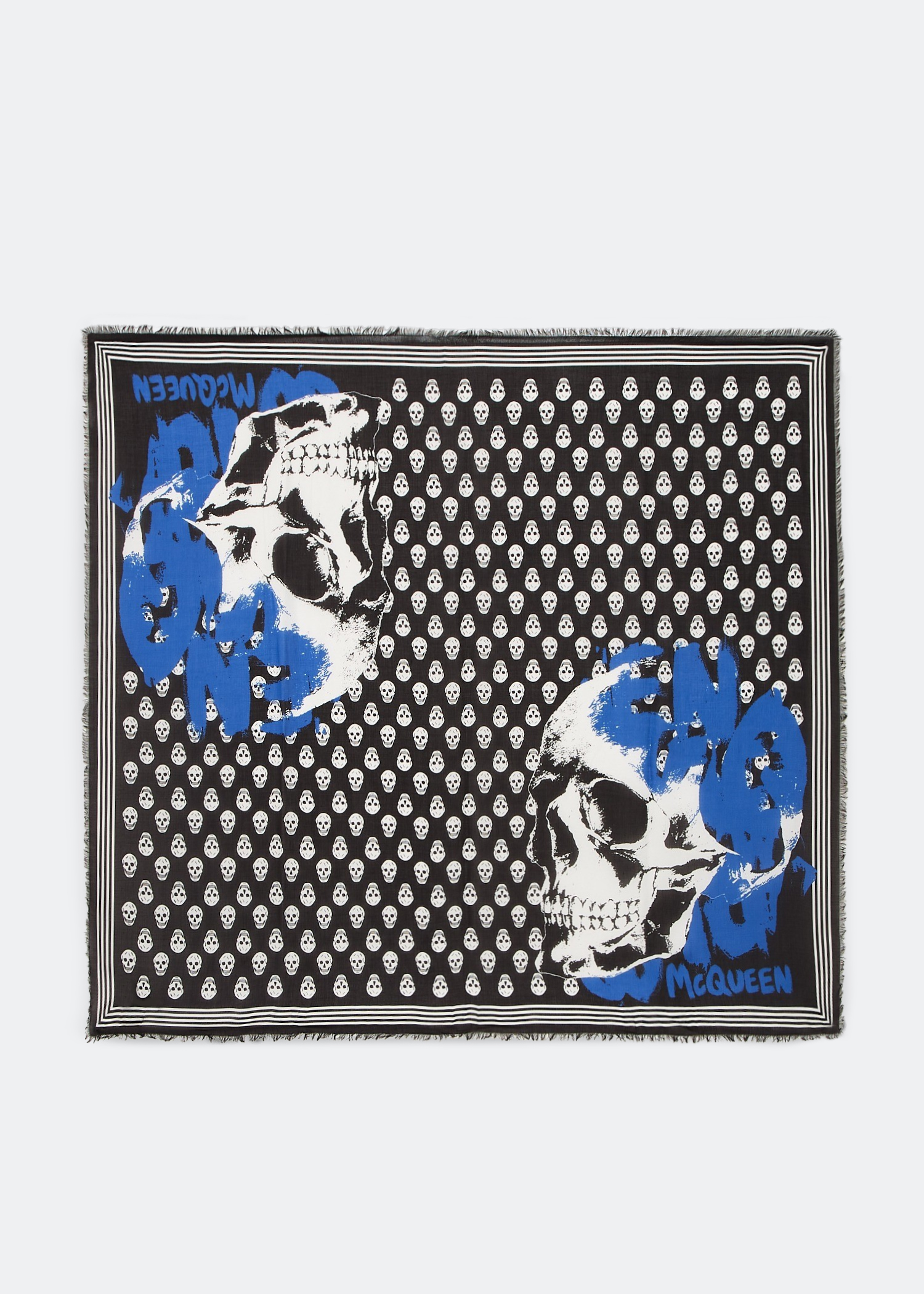 

Graffiti Biker skull scarf, Black