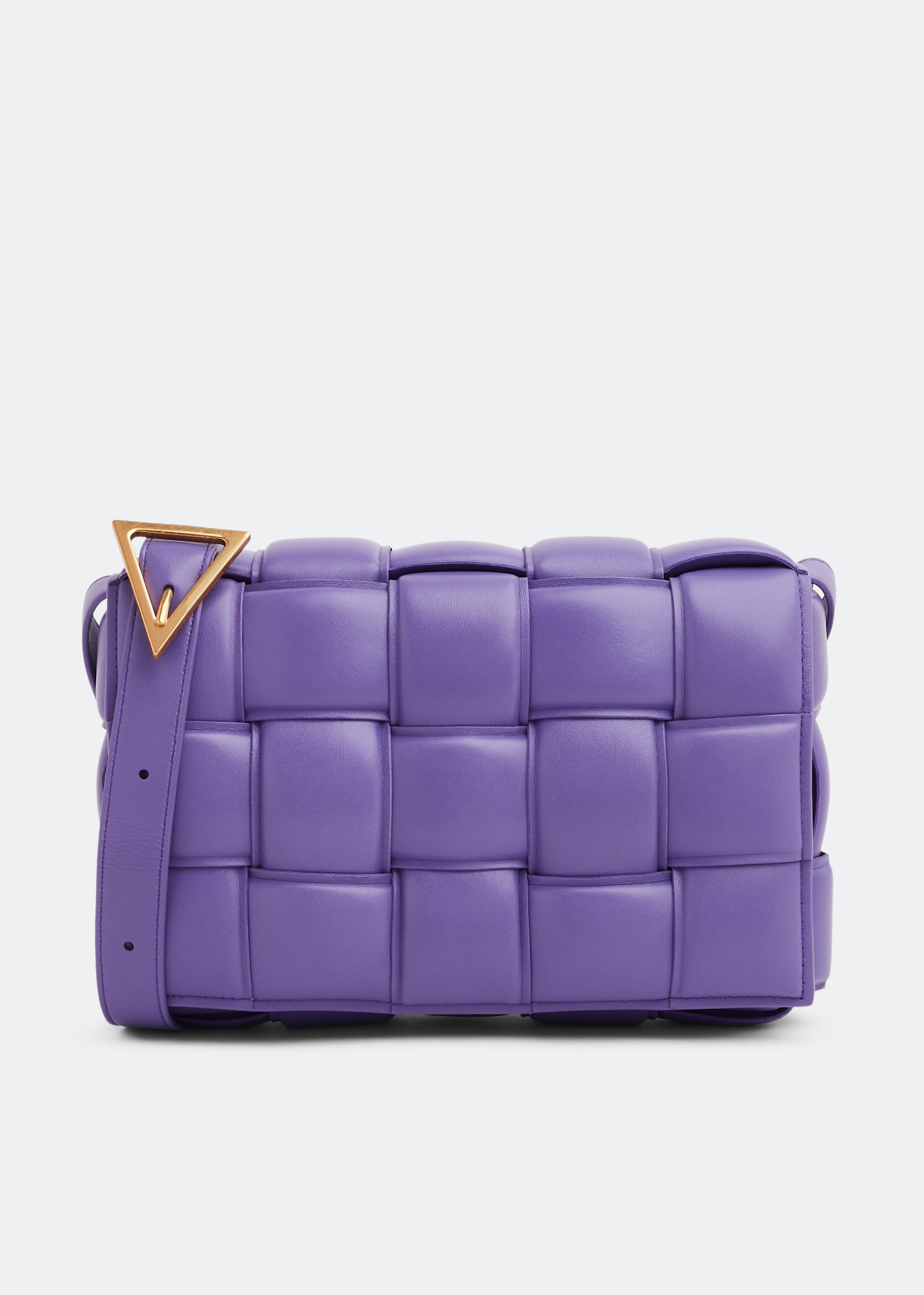 Bottega veneta padded cassette online bag purple