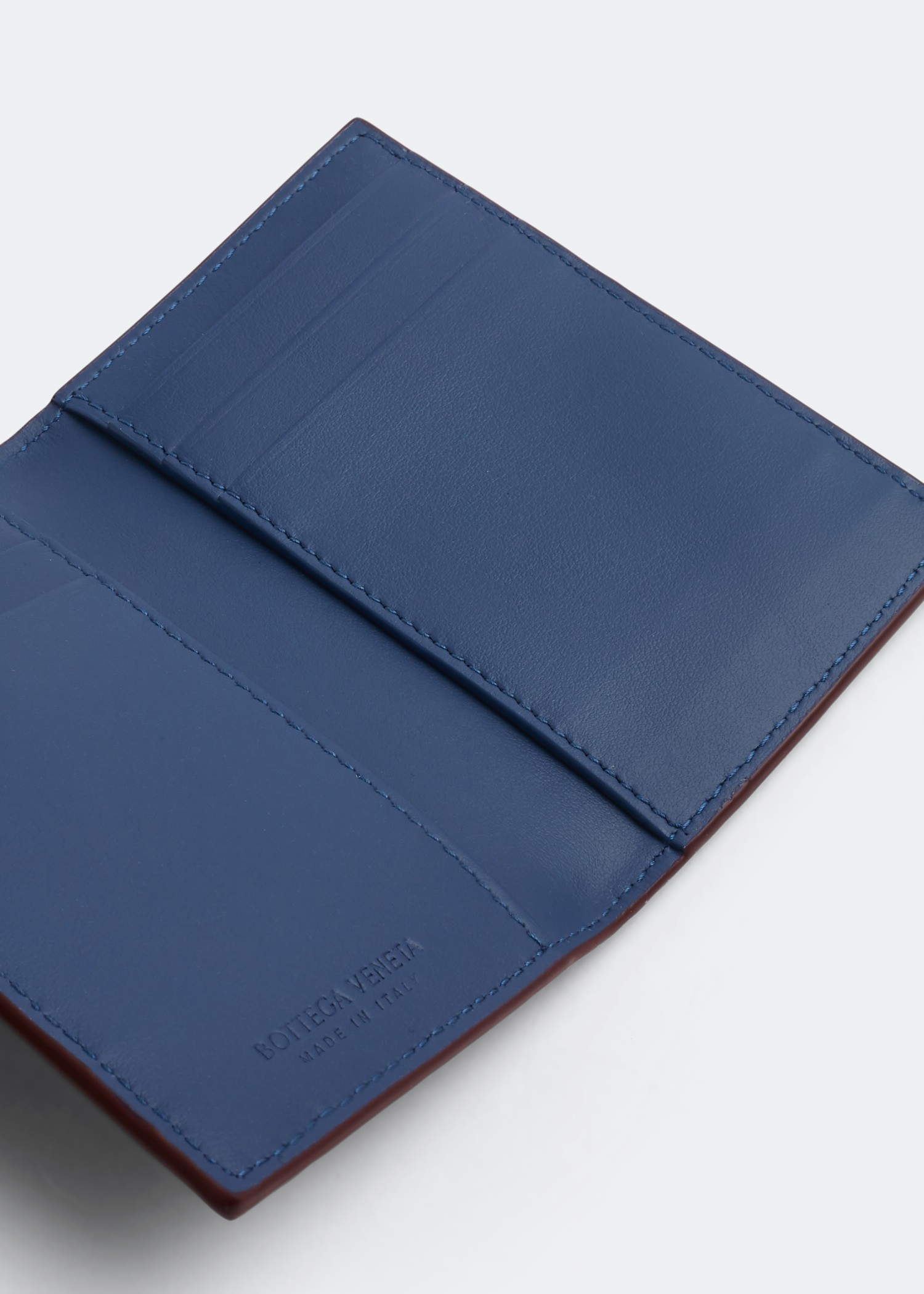 

Flap card case, Burgundy
