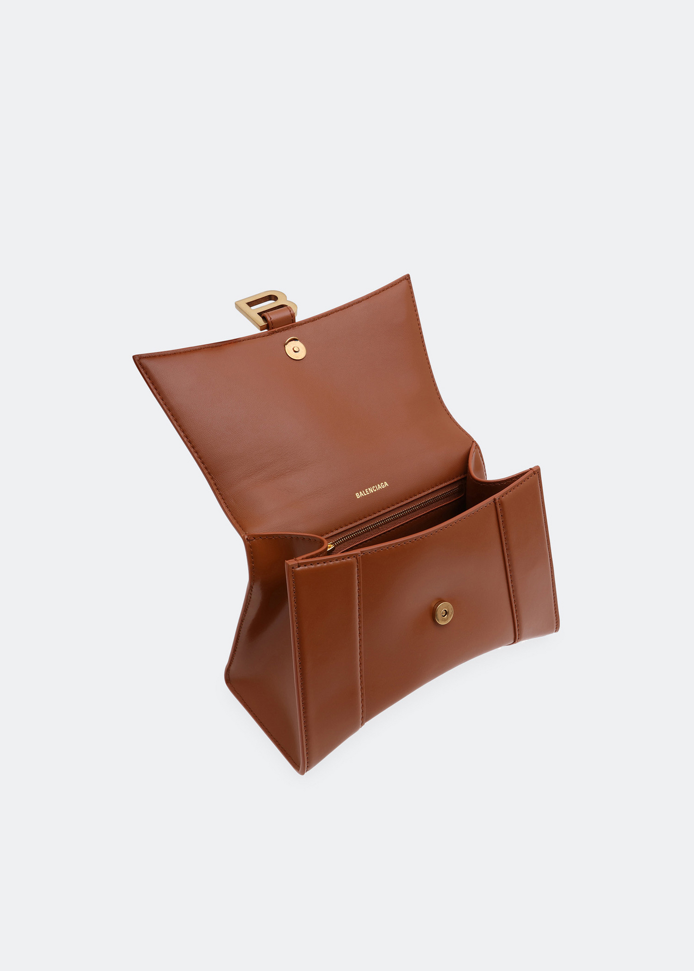 Balenciaga Hourglass S top-handle bag for Women - Brown in