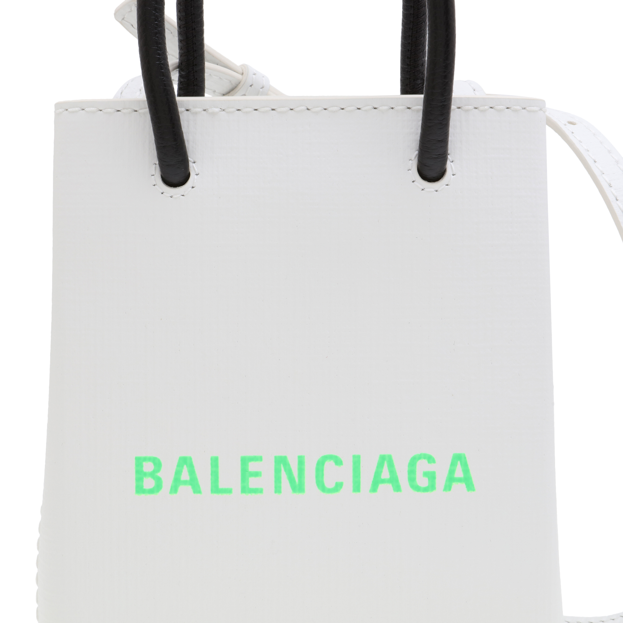 

Shopping Phone Holder bag, White