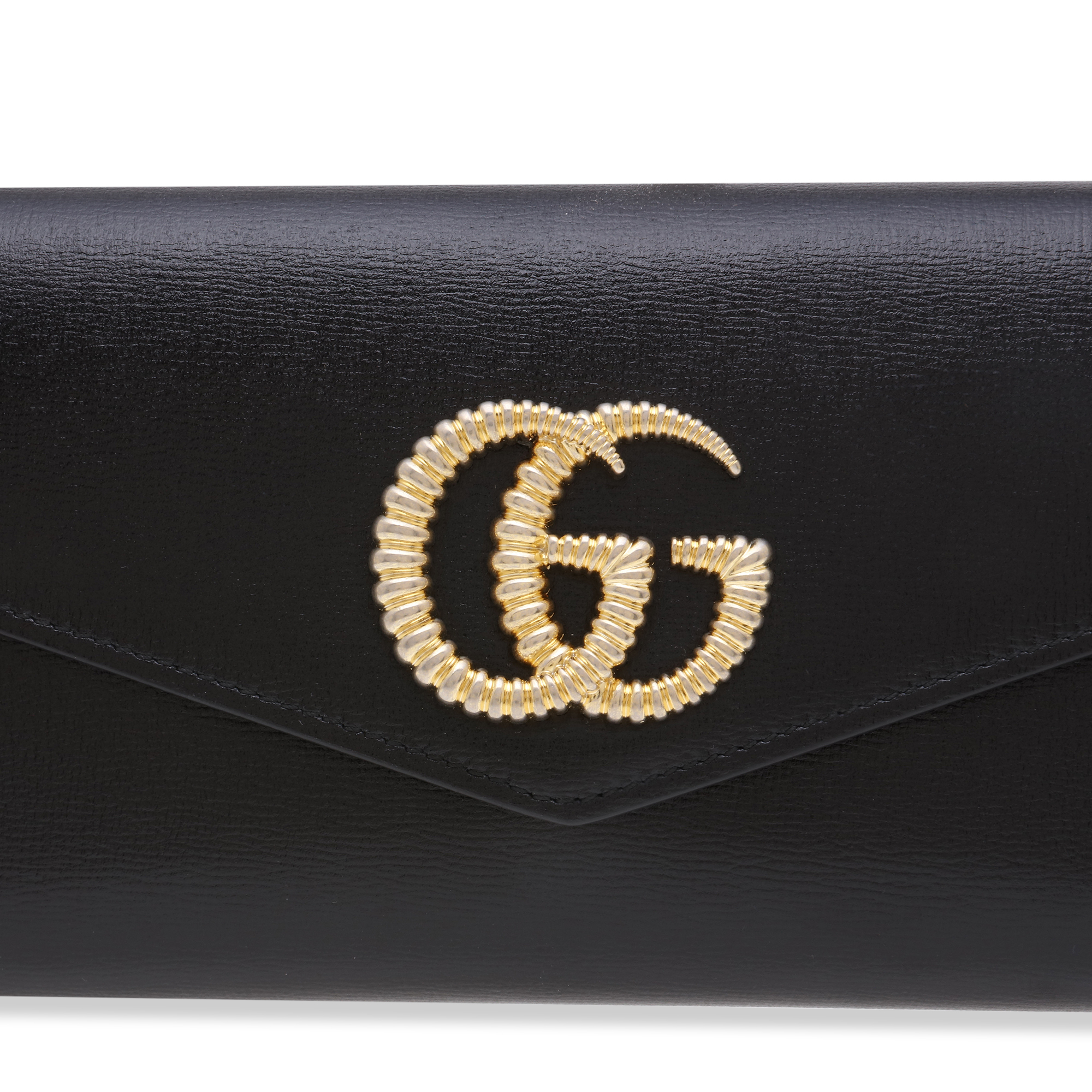

Broadway leather clutch, Black