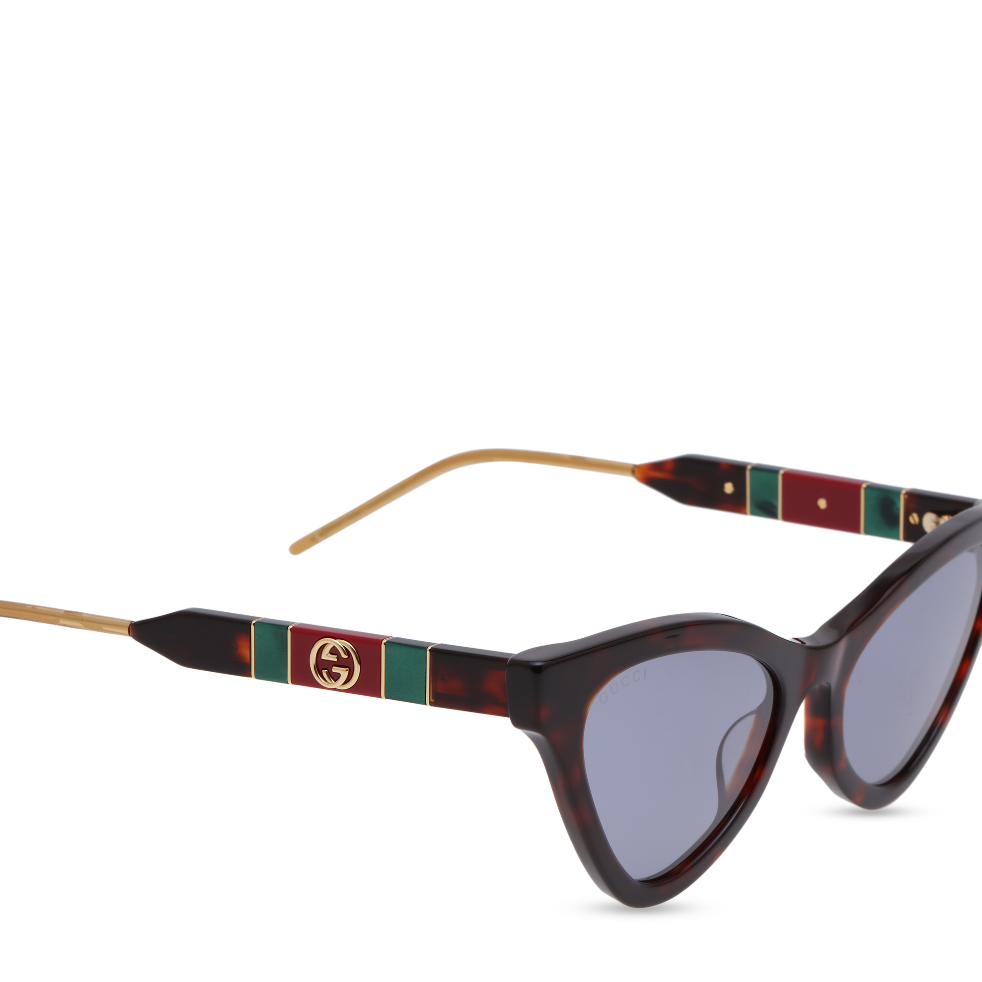 

Cat eye acetate sunglasses, Brown